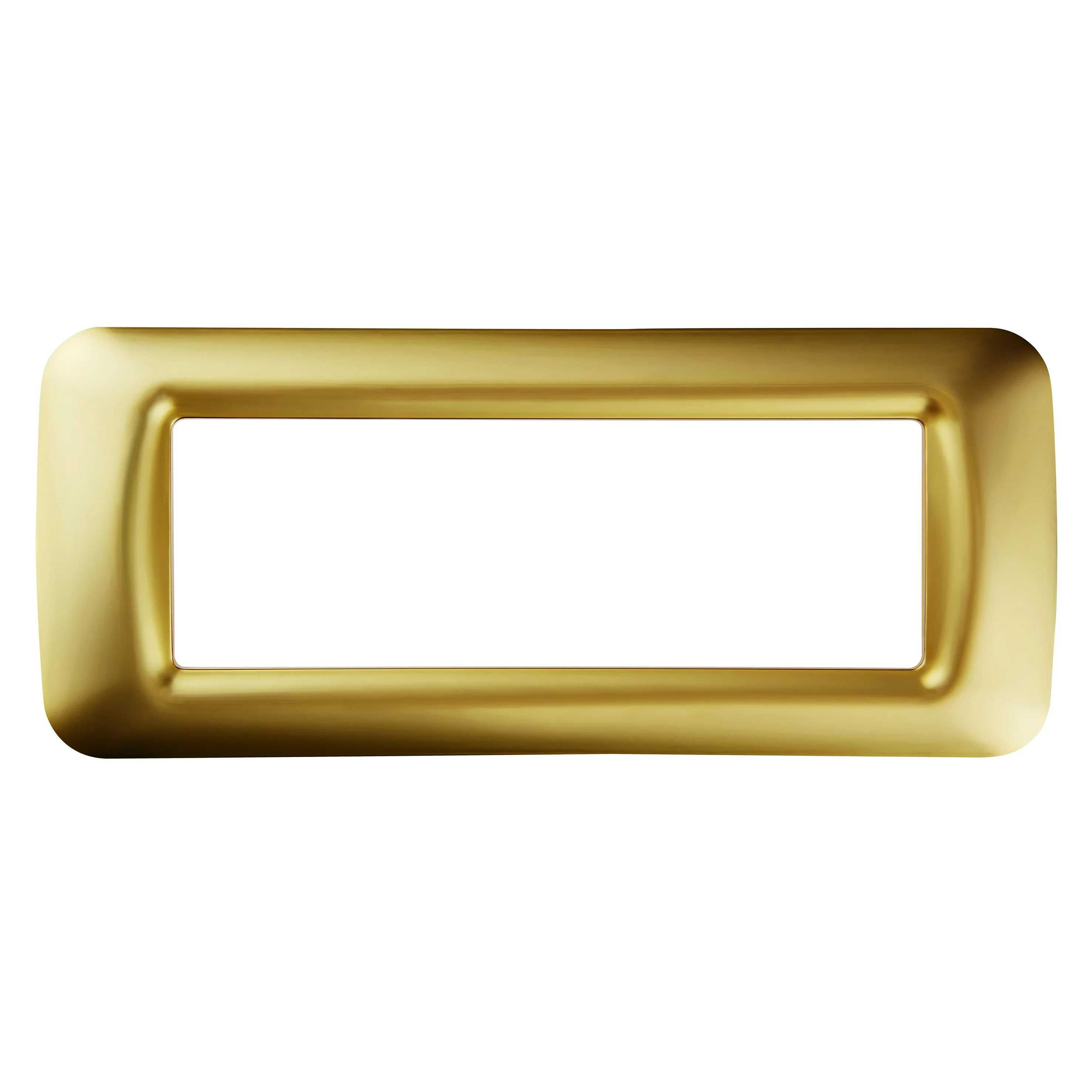 Placa, Superioara, Sistem, Cu, Finisaj, Lucios, Din, Tehnopolimer, 6 Module, Aur, Antic, Sistem, Gewiss, System, GW22666
