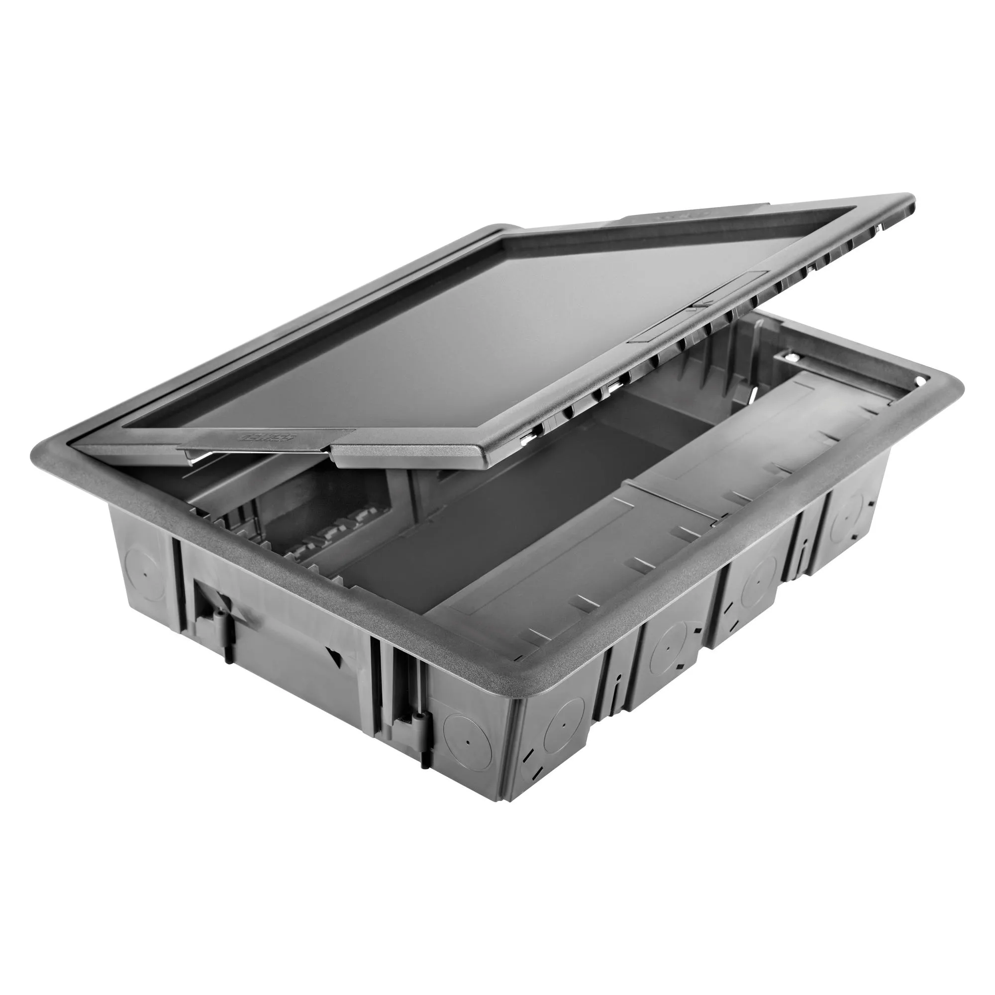 Cutie, De, Evacuare, Prin, Pardoseala, Cu, Capac, Gol, Sistem, Cu, 20, De, Module, Gewiss, System, GW24602 