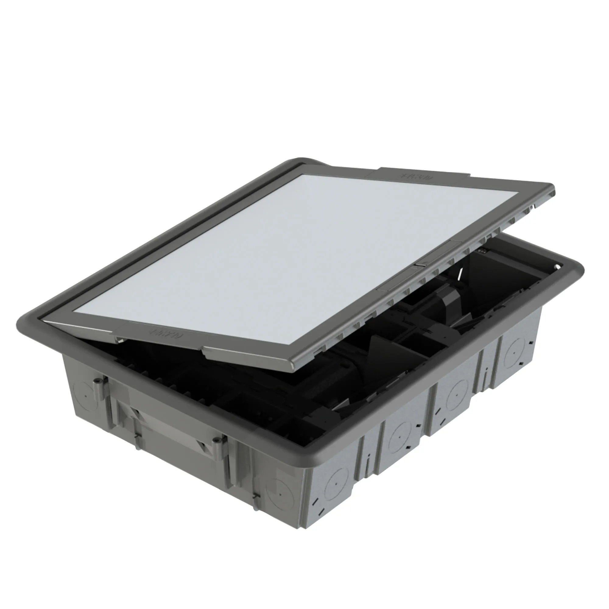 Cutie, De, Evacuare, Prin, Pardoseala, Capac, Din, Inox, Sistem, De, 32, De, Module, Gewiss, System, GW24617 