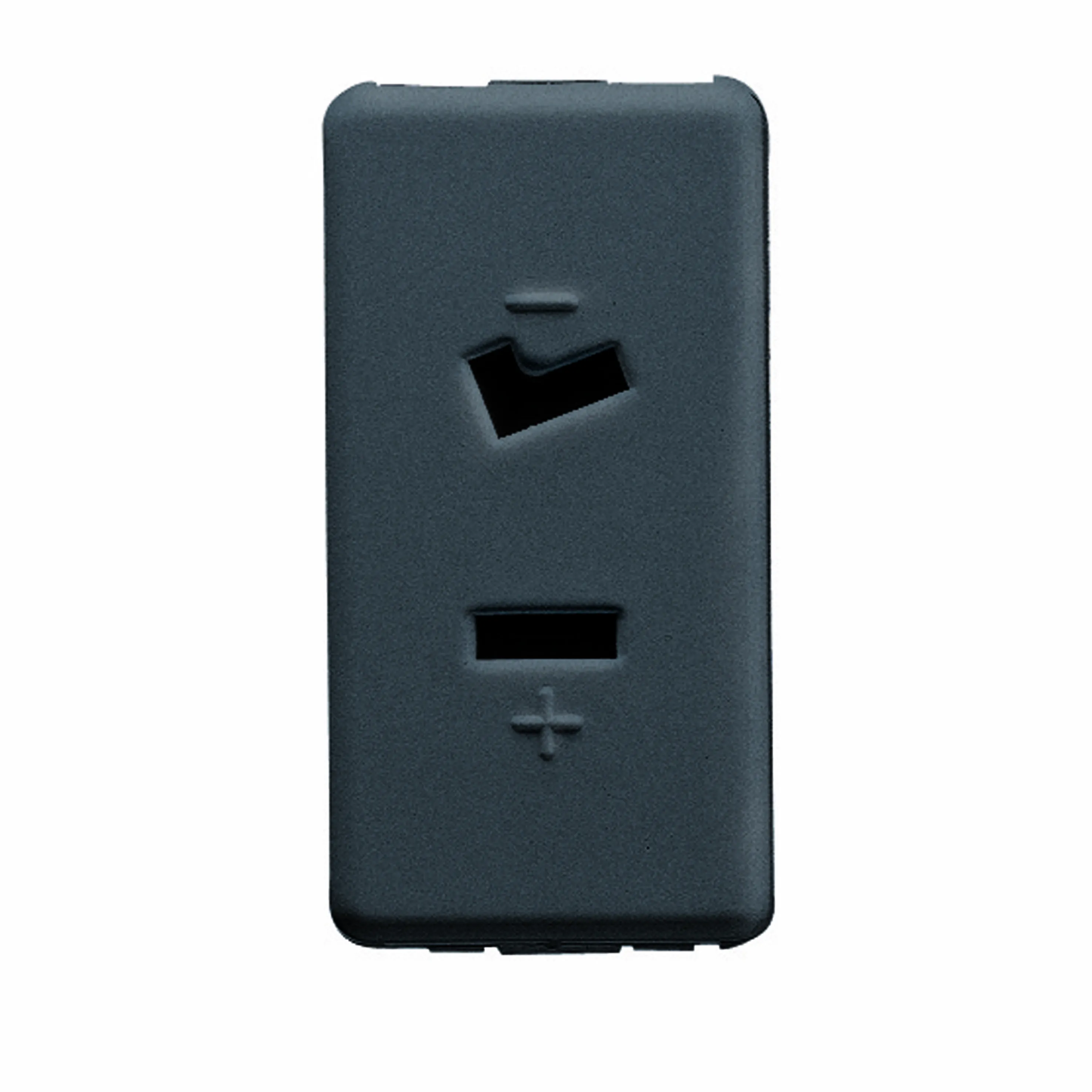 Priza, Selv, 2P, 6A, 24V, Polarizata, 1, Modul, Sistem, Negru, Gewiss, System, GW21234