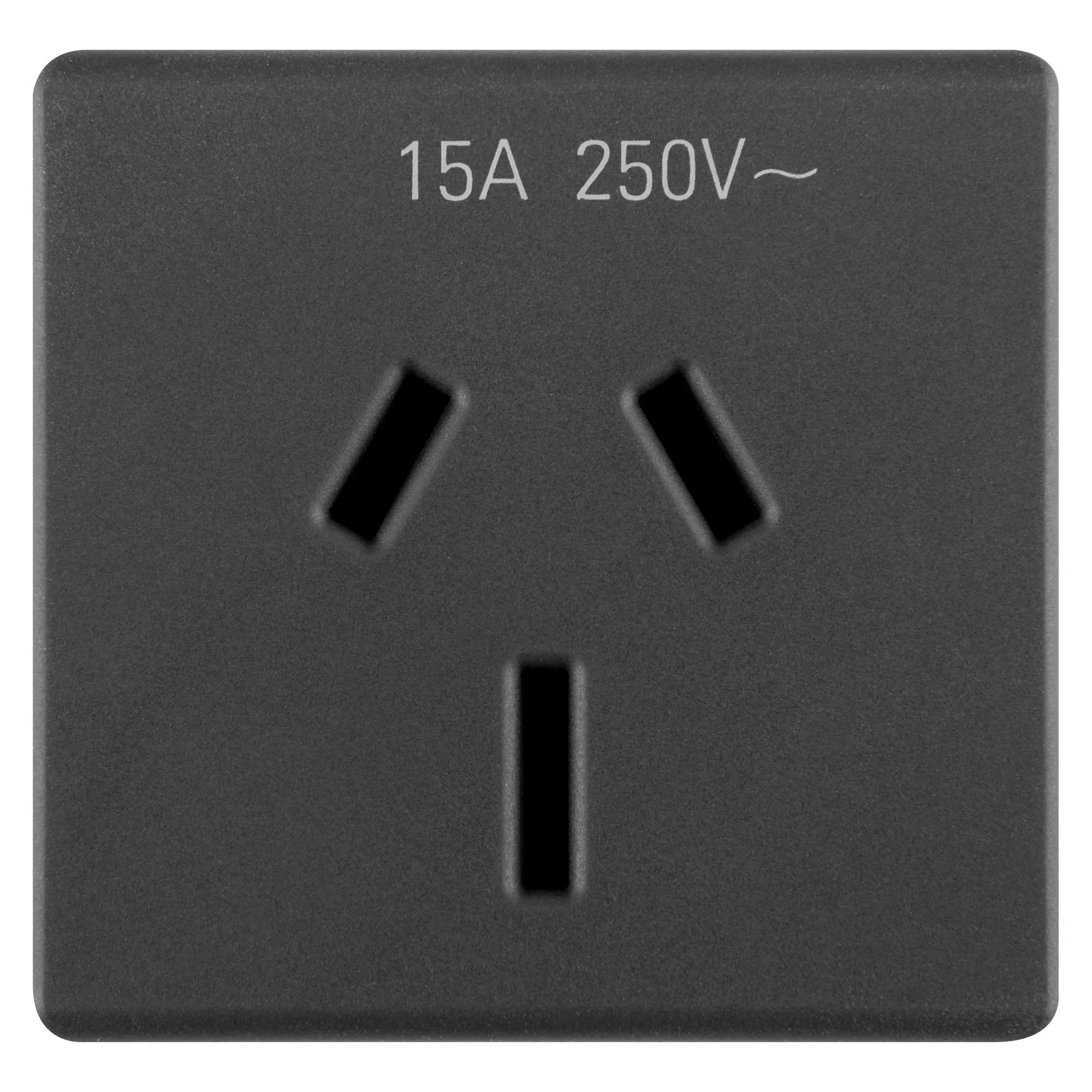 Priza, Standard, Australiana, 250V, C.A., 2P+E, 15A, Fisa, Plata, 2, Module, Sistem, Negru, Gewiss, System, GW21356