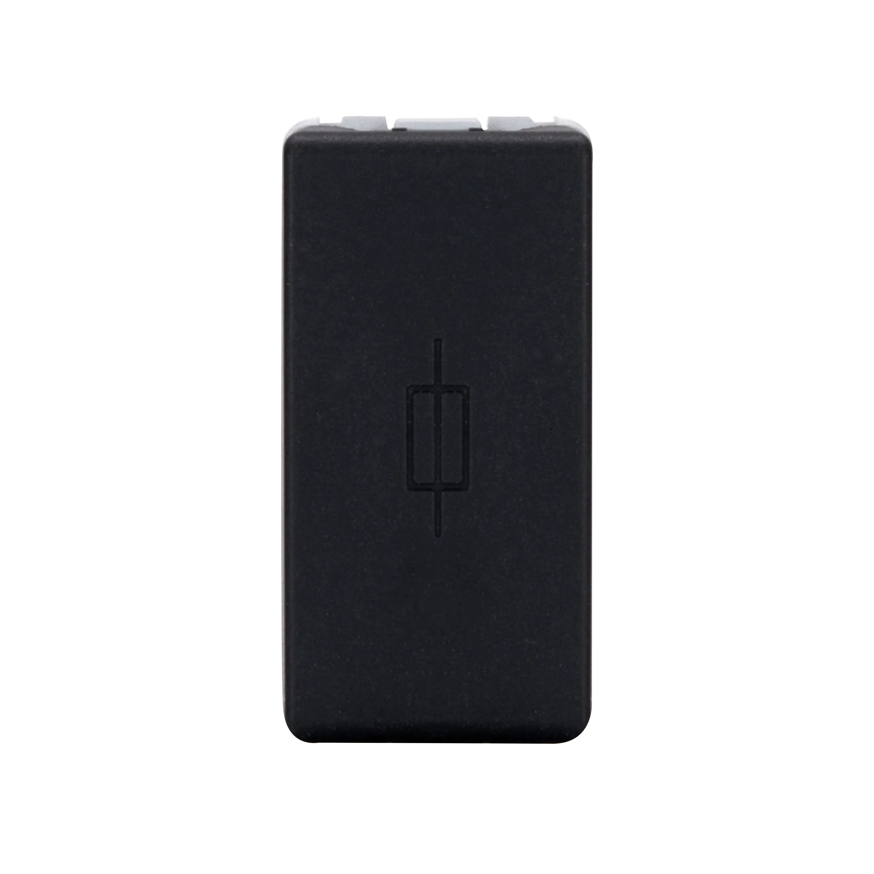 Fuse-Holder, 250V, C.A., 16A, 1, Modul, Sistem, Negru, Gewiss, System, GW21401