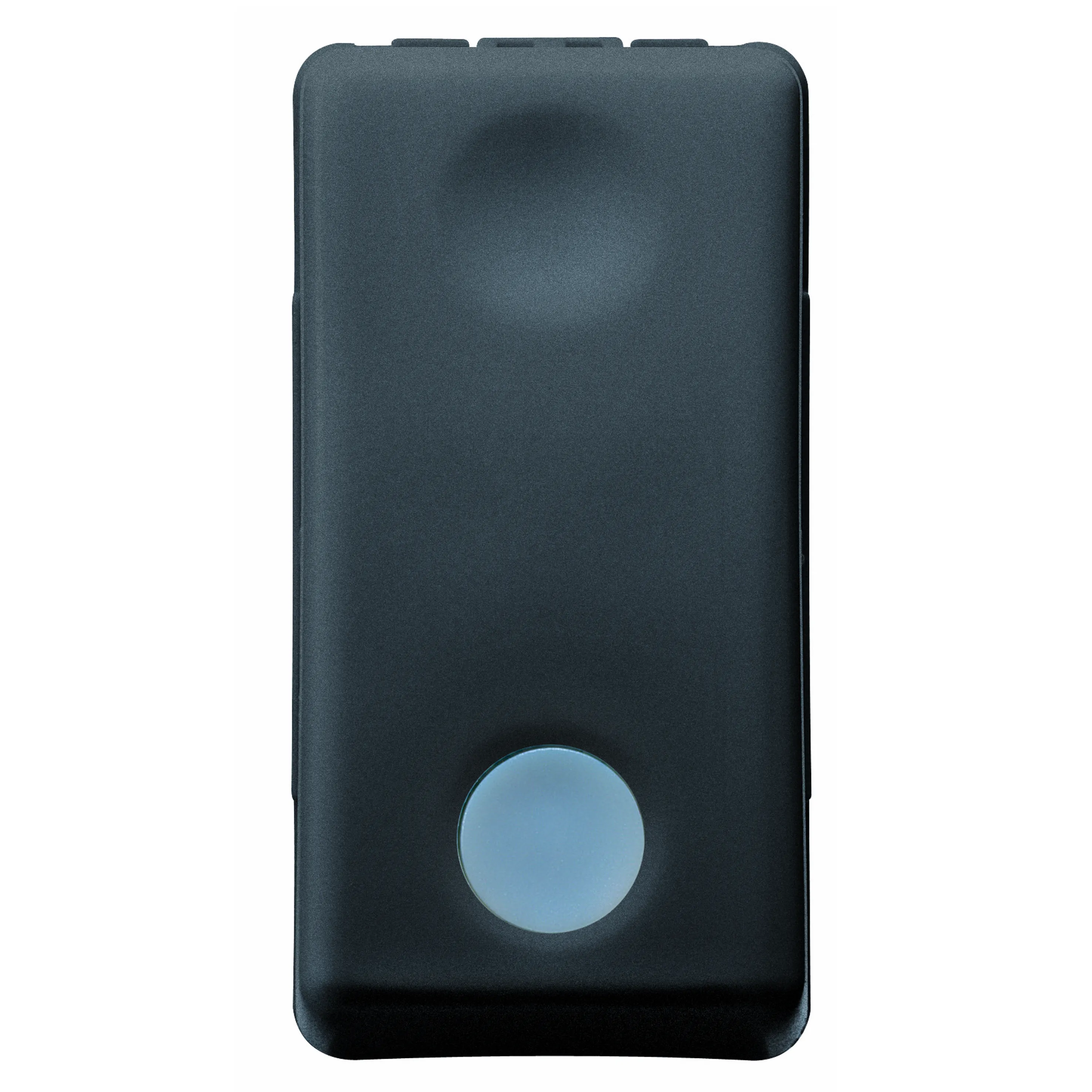 Comutator, Bidirectional, 1P, 250V, C.A., 16Ax, Cu, Lentila, Neutra, Inlocuibila, Iluminabila, 1, Modul, Sistem, Negru, Gewiss, System, GW21588