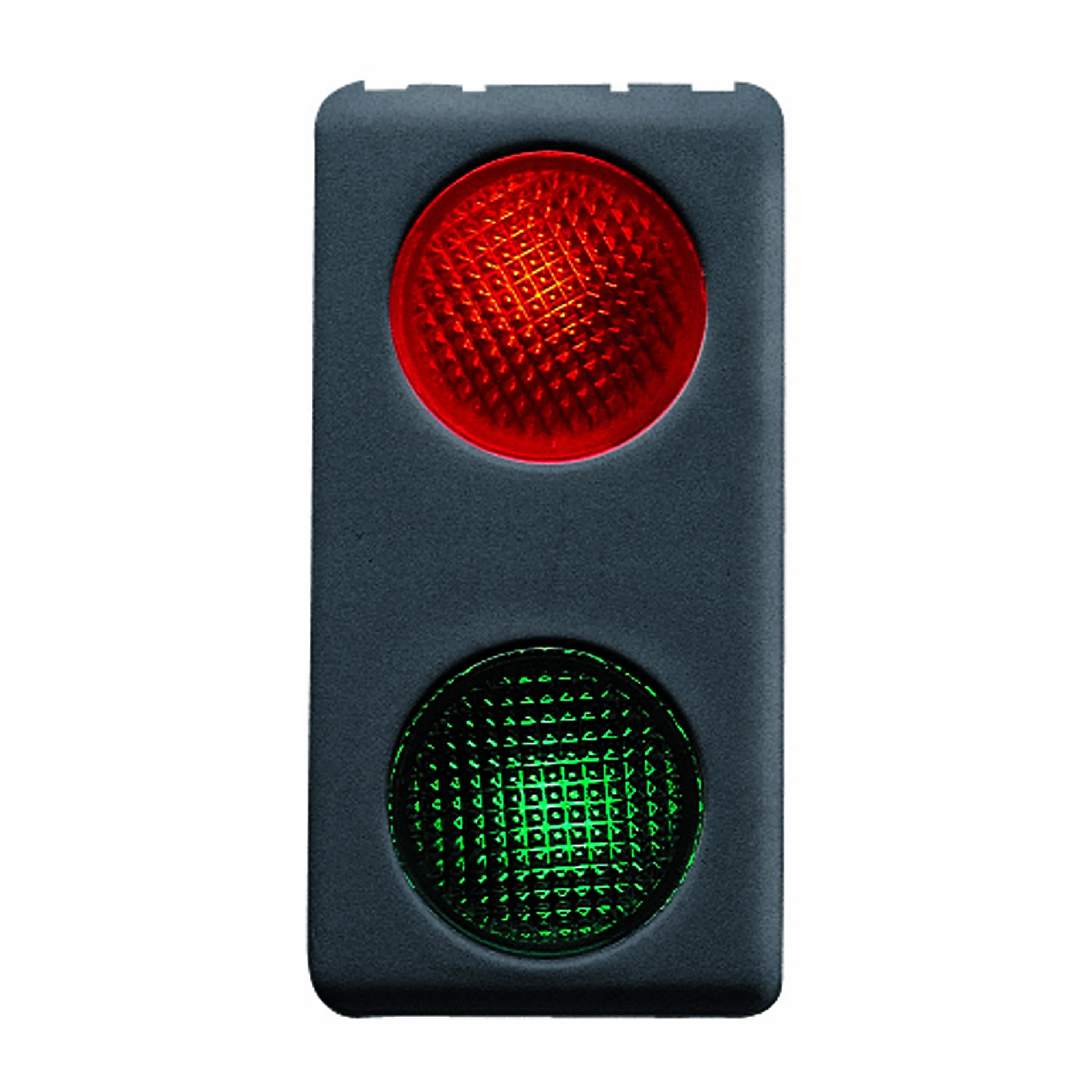 Lampa, Indicatoare, Dubla, 230V, Rosu/Verde, 1, Modul, Sistem, Negru, Gewiss, System, GW21607