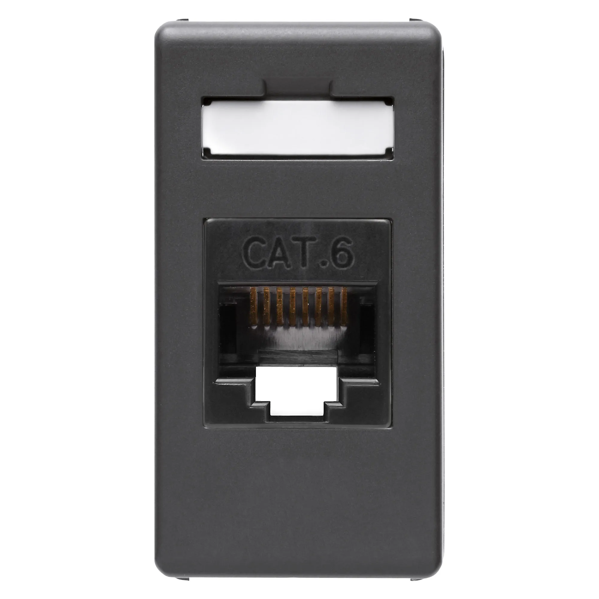 Conector, Rj45, 4, Perechi, Categoria, 6, Utp, Fara, Unelte, 1, Modul, Sistem, Negru, Gewiss, System, GW21684