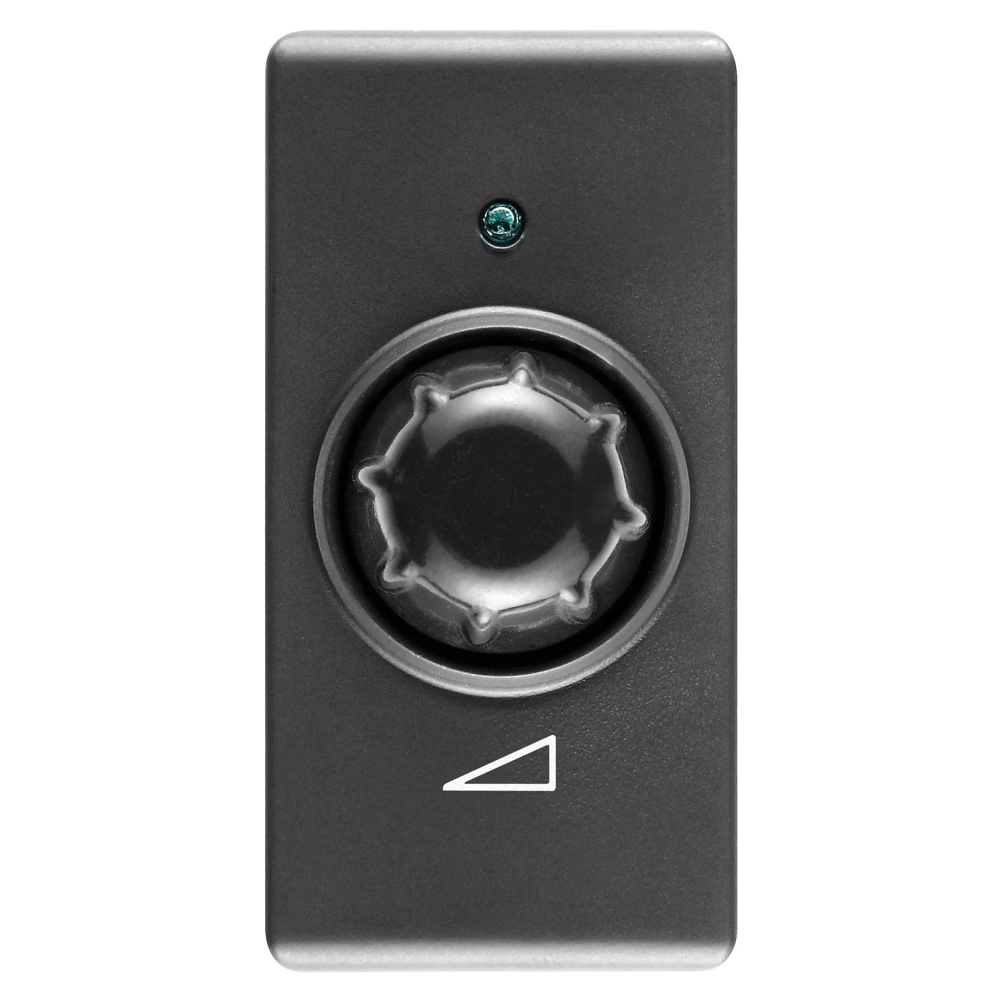Regulator, Electronic., Rotativ, Pentru, Sarcini, Rezistive/Inductive, Rotativ, Cu, Comutator, Bidirectional, 1, Modul, Sistem, Negru, Gewiss, System, GW21811