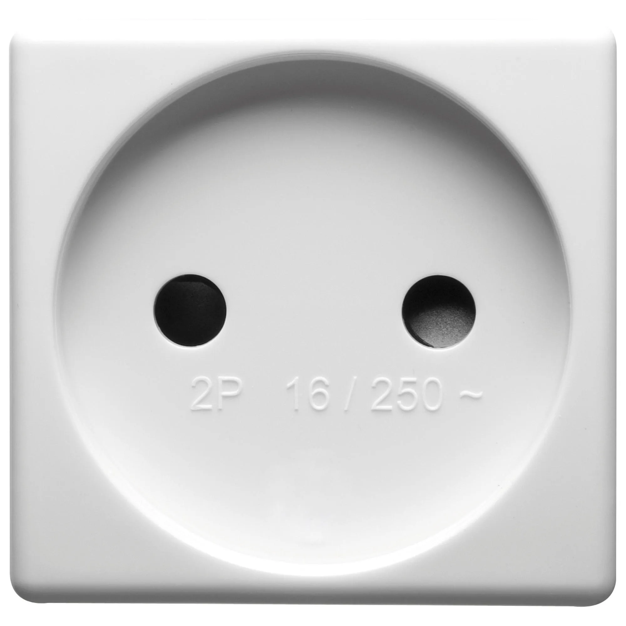 Priza, Standard, Franceza, 250V, C.A., 2P, 16A, 2, Module, Sistem, Alb, Gewiss, System, GW20206
