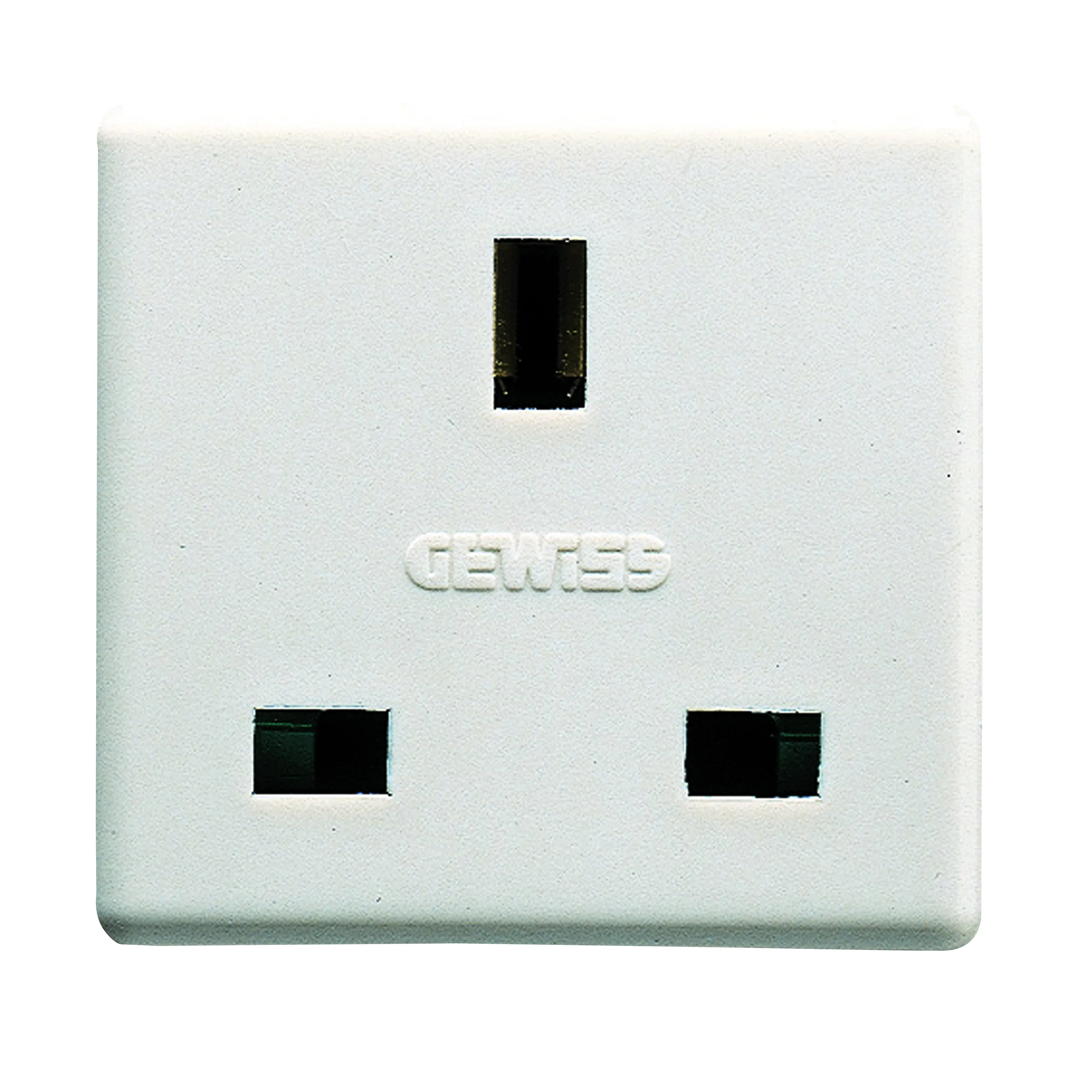 Priza, Standard, Britanica, 250V, C.A., 2P+E, 13A, 2, Module, Sistem, Alb, Gewiss, System, GW20208