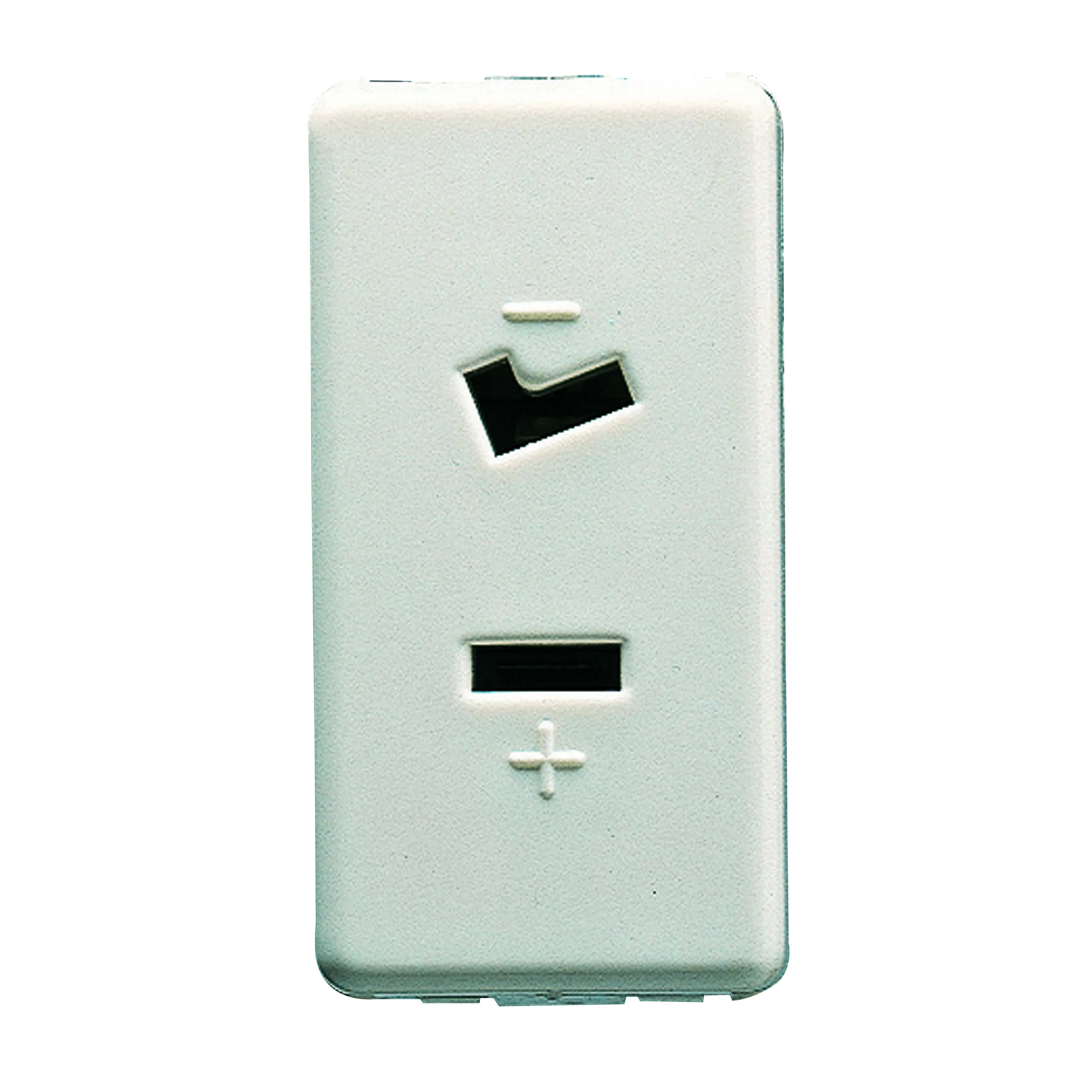 Priza, Selv, 2P, 6A, 24V, Polarizata, 1, Modul, Sistem, Alb, Gewiss, System, GW20234
