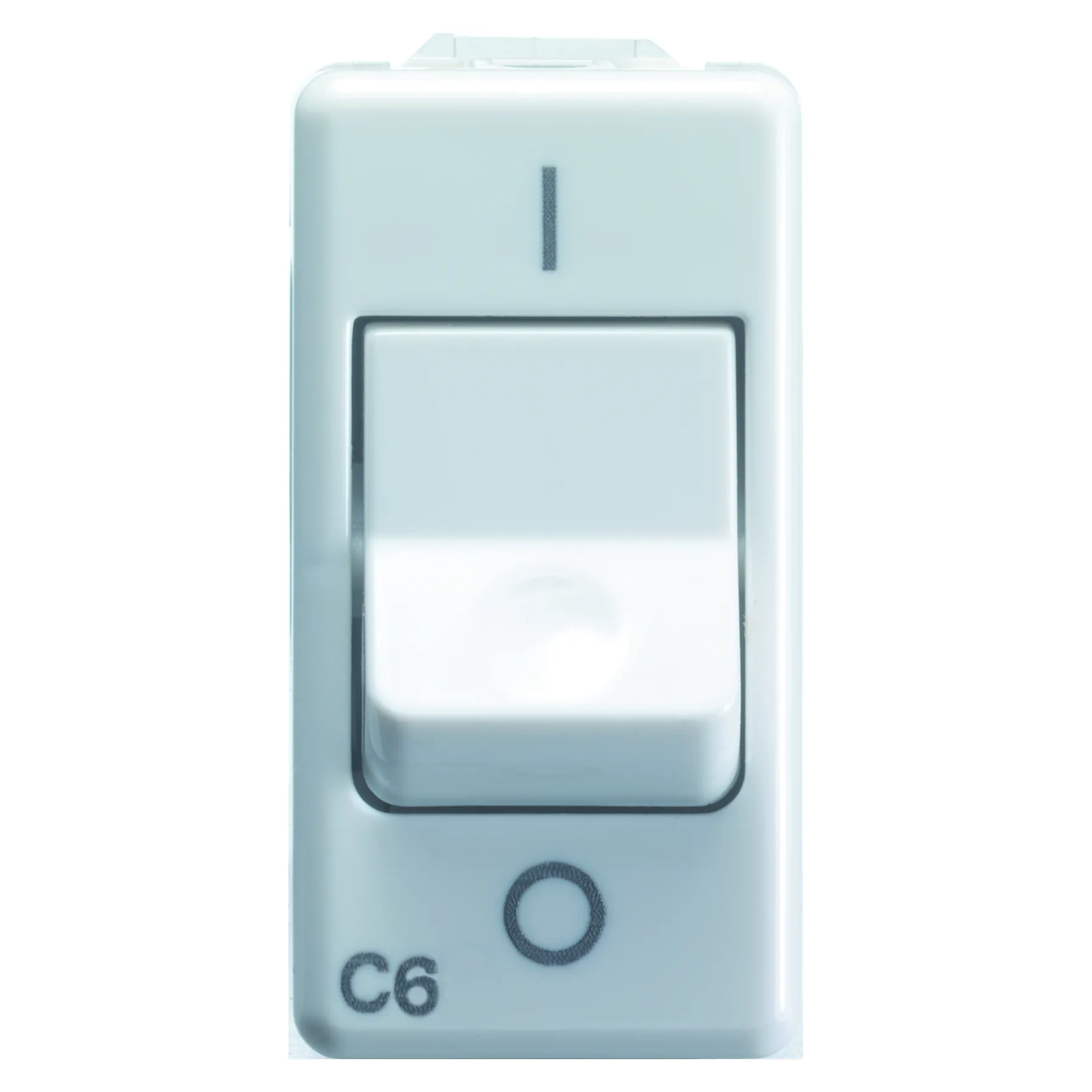 Intrerupator, Miniatural, 230V, C.A., 1P, 6A, 3Ka, Caracteristica, C, 1, Modul, Sistem, Alb, Gewiss, System, GW20431 