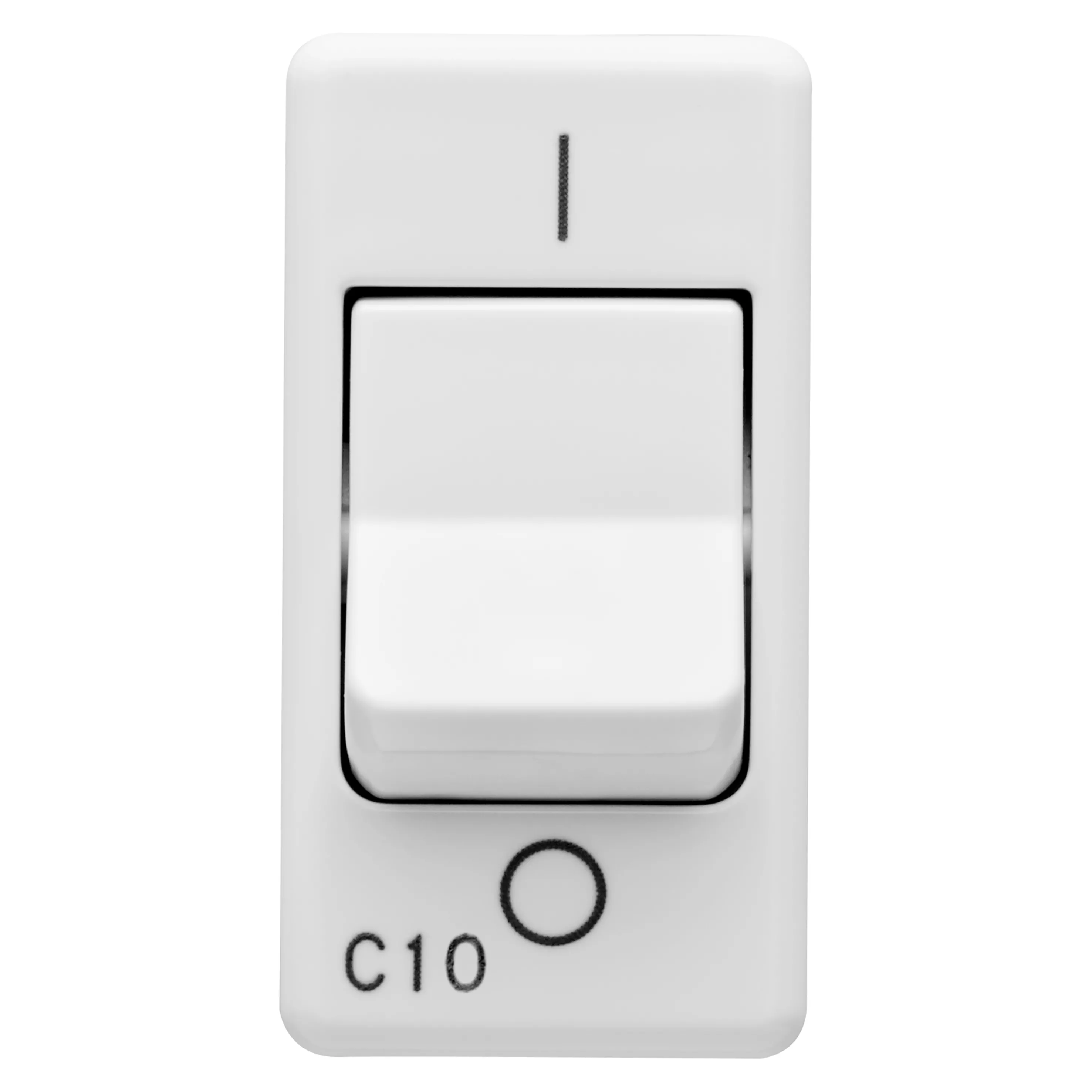 Intrerupator Miniatural 230V C.A. 1P+N 10A 3Ka Caracteristica C 1 Modul Sistem Alb Gewiss System GW20435
