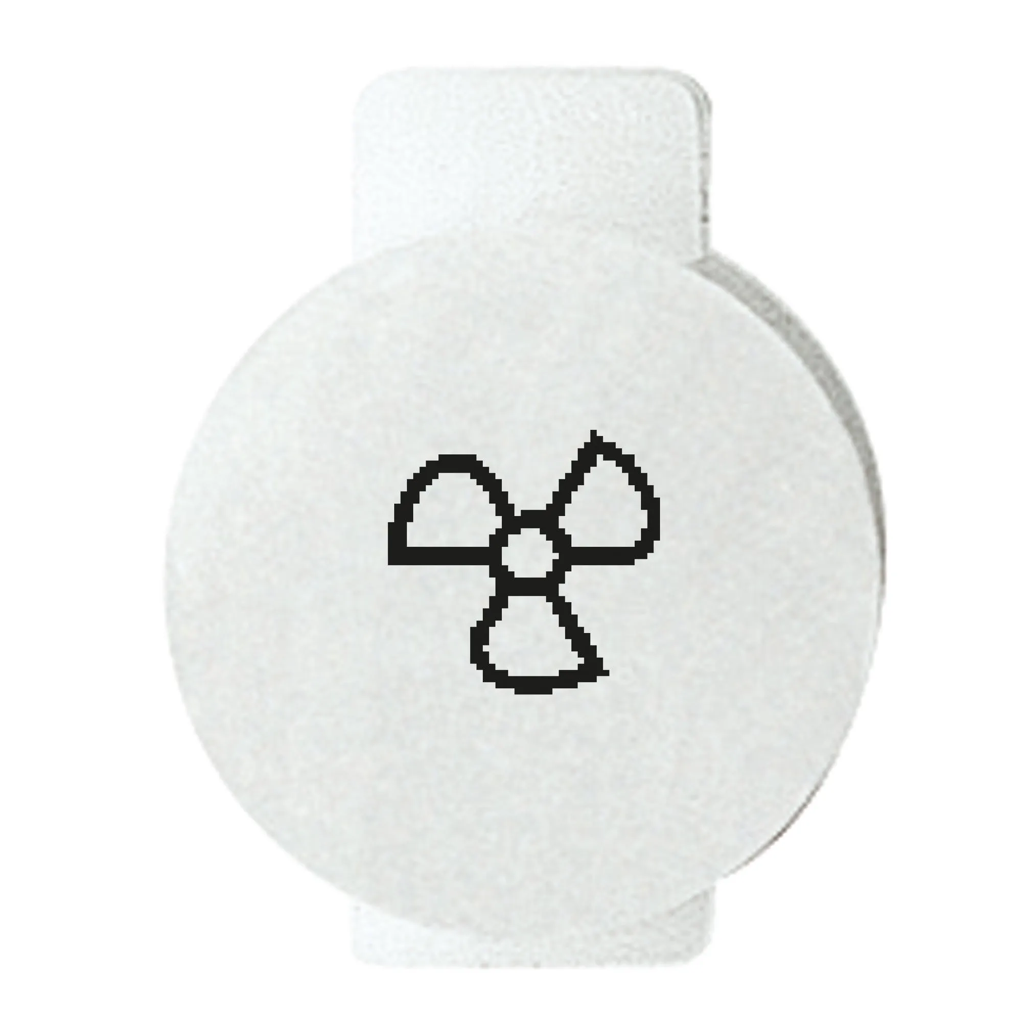 Lentila, Cu, Simbol, Iluminat, Pentru, Dispozitivele, De, Comanda, Aer, De, Ventilatie/Extractie, Sistem, Alb, Gewiss, System, GW20550