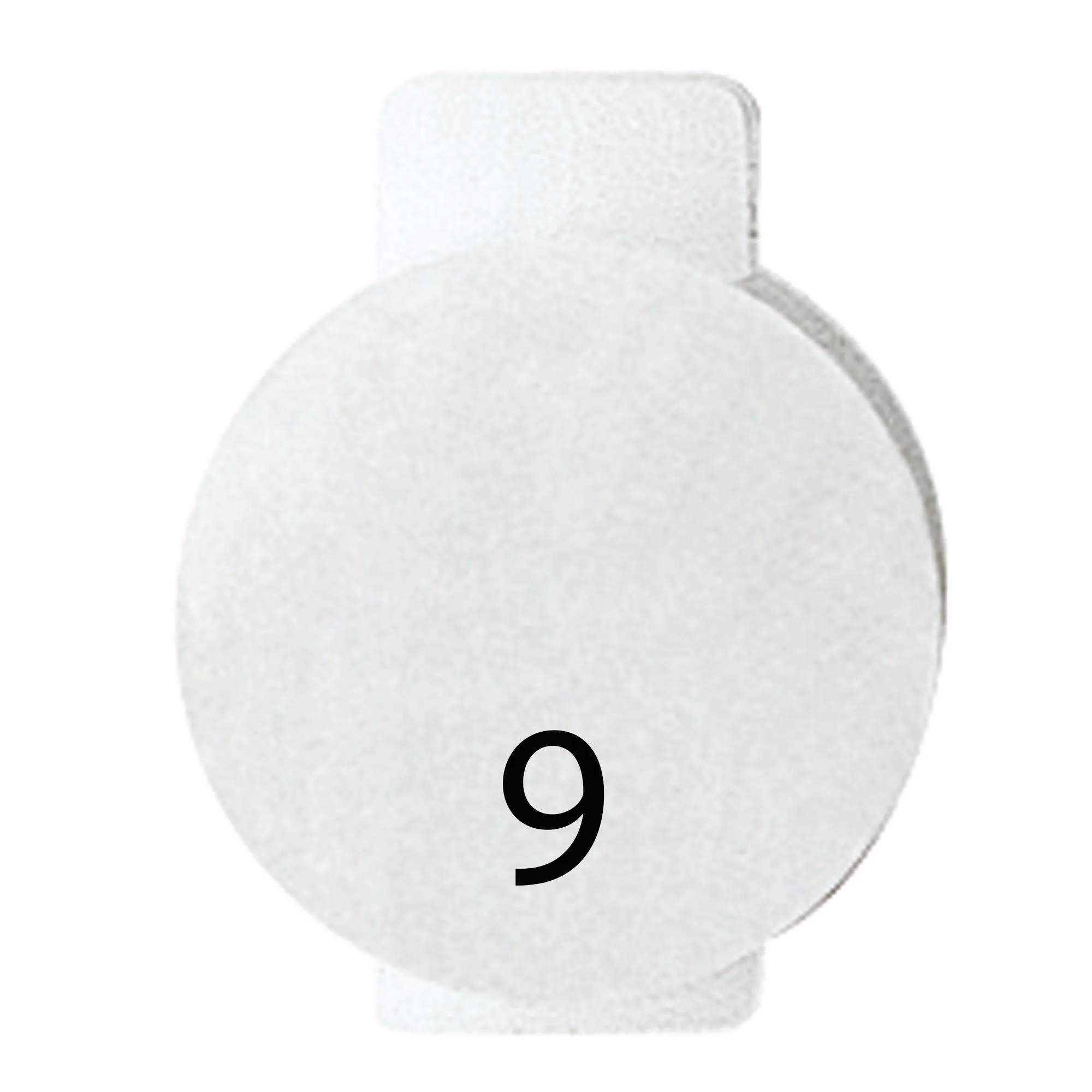 Lentila, Cu, Simbol, Iluminat, Pentru, Dispozitivele, De, Comanda, Noua, Simbol, 9, Sistem, Alb, Gewiss, System, GW20569