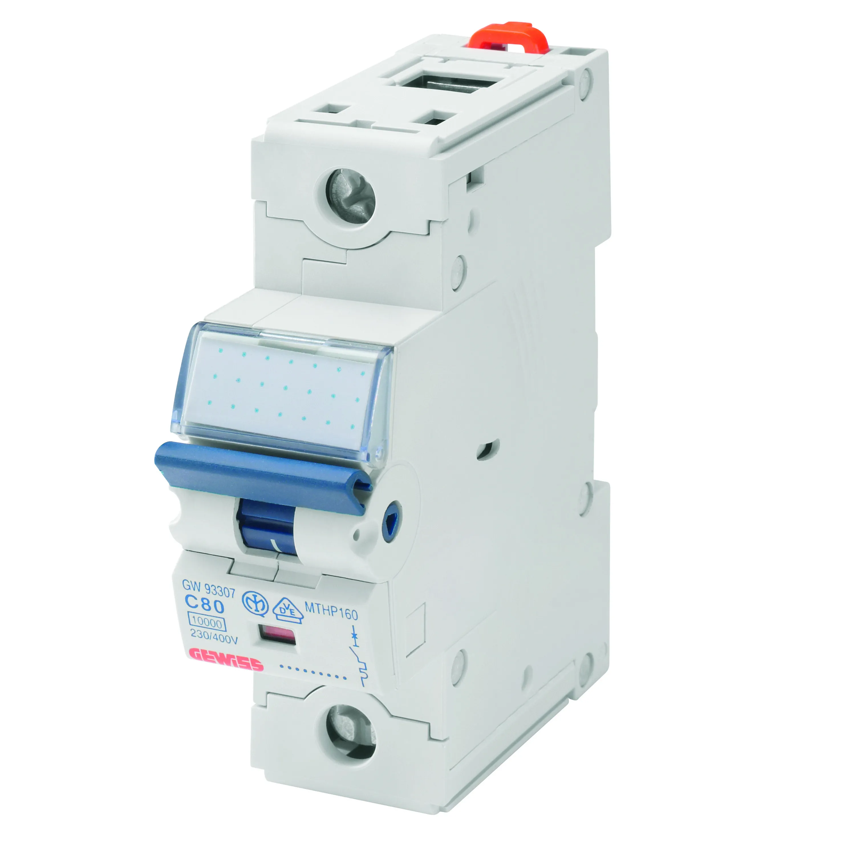 Intrerupator Miniatural De Inalta Performanta MTHP 160 1P Monopolar Curba C 125A 1.5 Module Gewiss GW93309