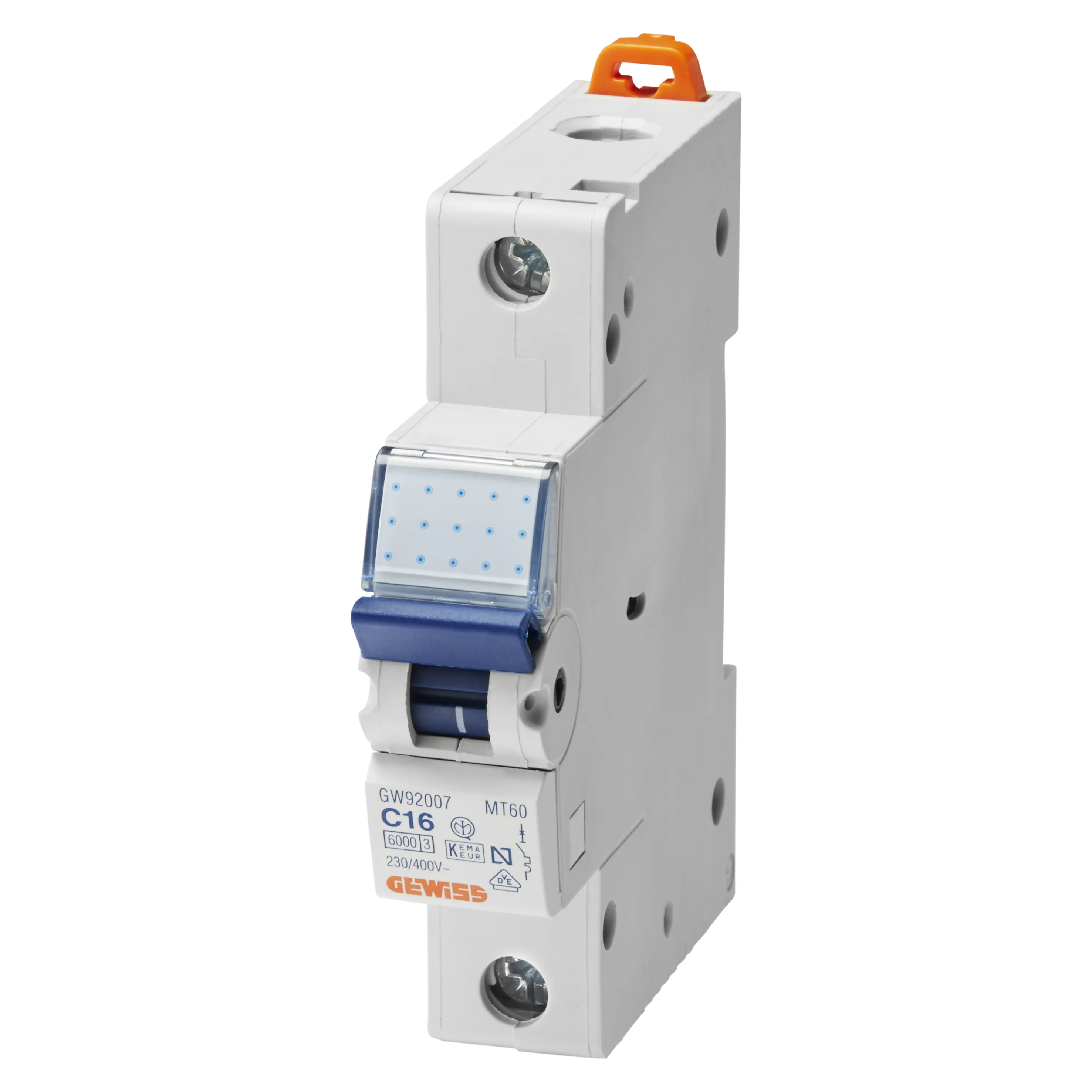 Intrerupator Siguranta automata MT 60 1P Monopolar Curba D 20A 1 Modul Gewiss GW92408