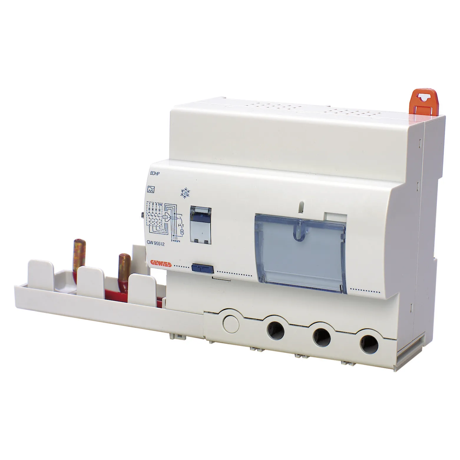 Bloc Diferential Pur RCCB Pentru Intrerupator MTHP 3P 125A Tip A[S] Selectiv Idn=1000mA 6 Module Gewiss GW95480
