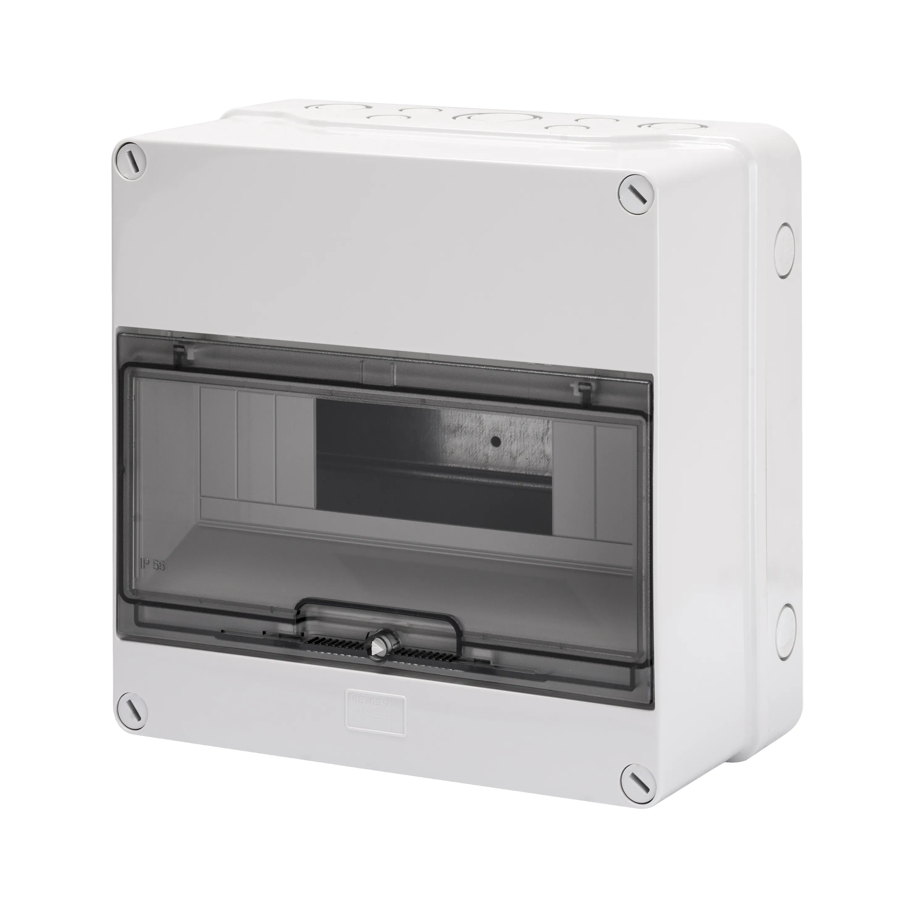 Carcasa Tablou Montaj Aparent - Pereti Cu Centre De Perforare - Pre-Aranjate Pentru Regleta De Borne - 12 Module - IP55 Gewiss GW40005