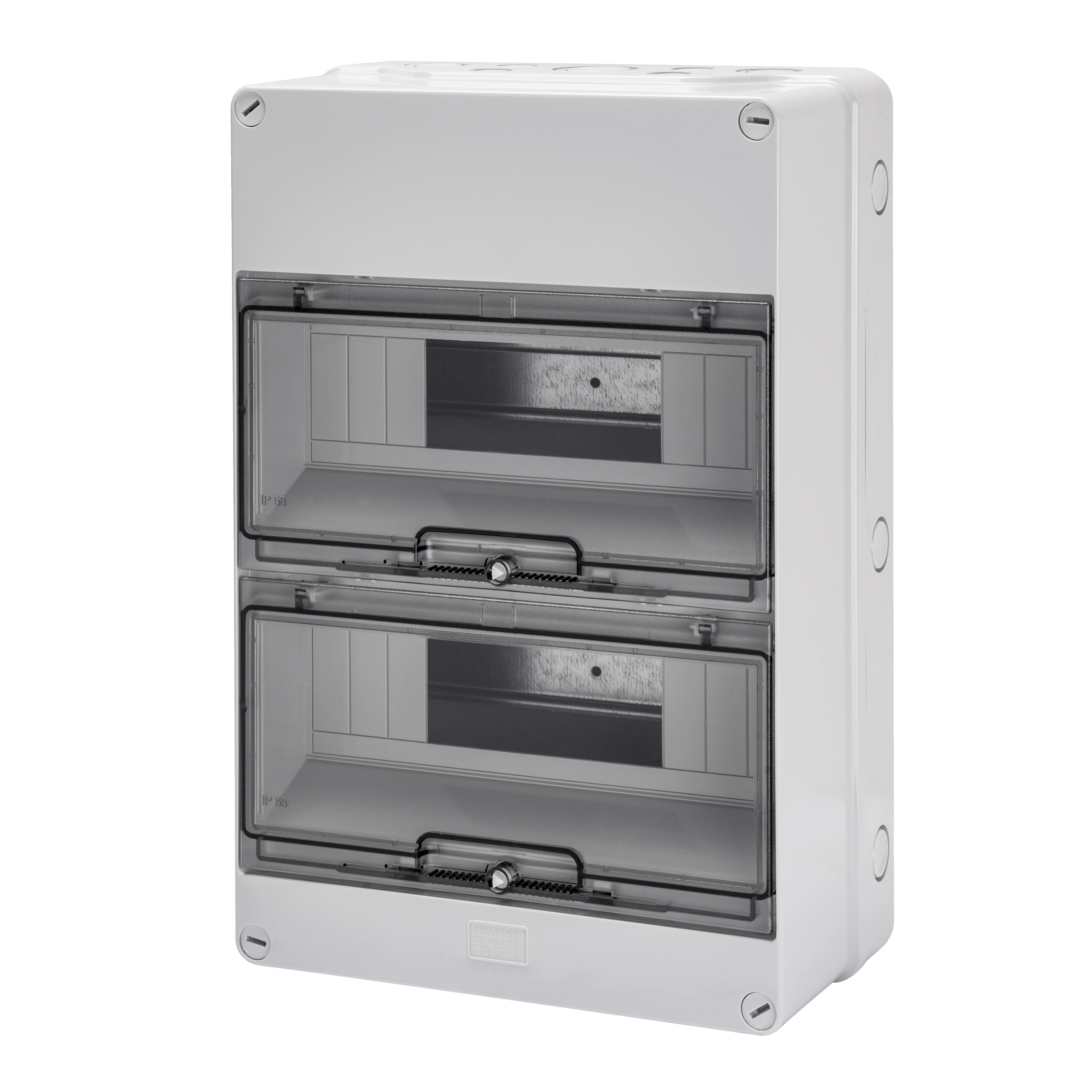Carcasa Tablou Montaj Aparent - Pereti Cu Centre De Perforare - Pre-Aranjate Pentru Regleta De Borne - (12X2) 24 Module - IP55 Gewiss GW40007