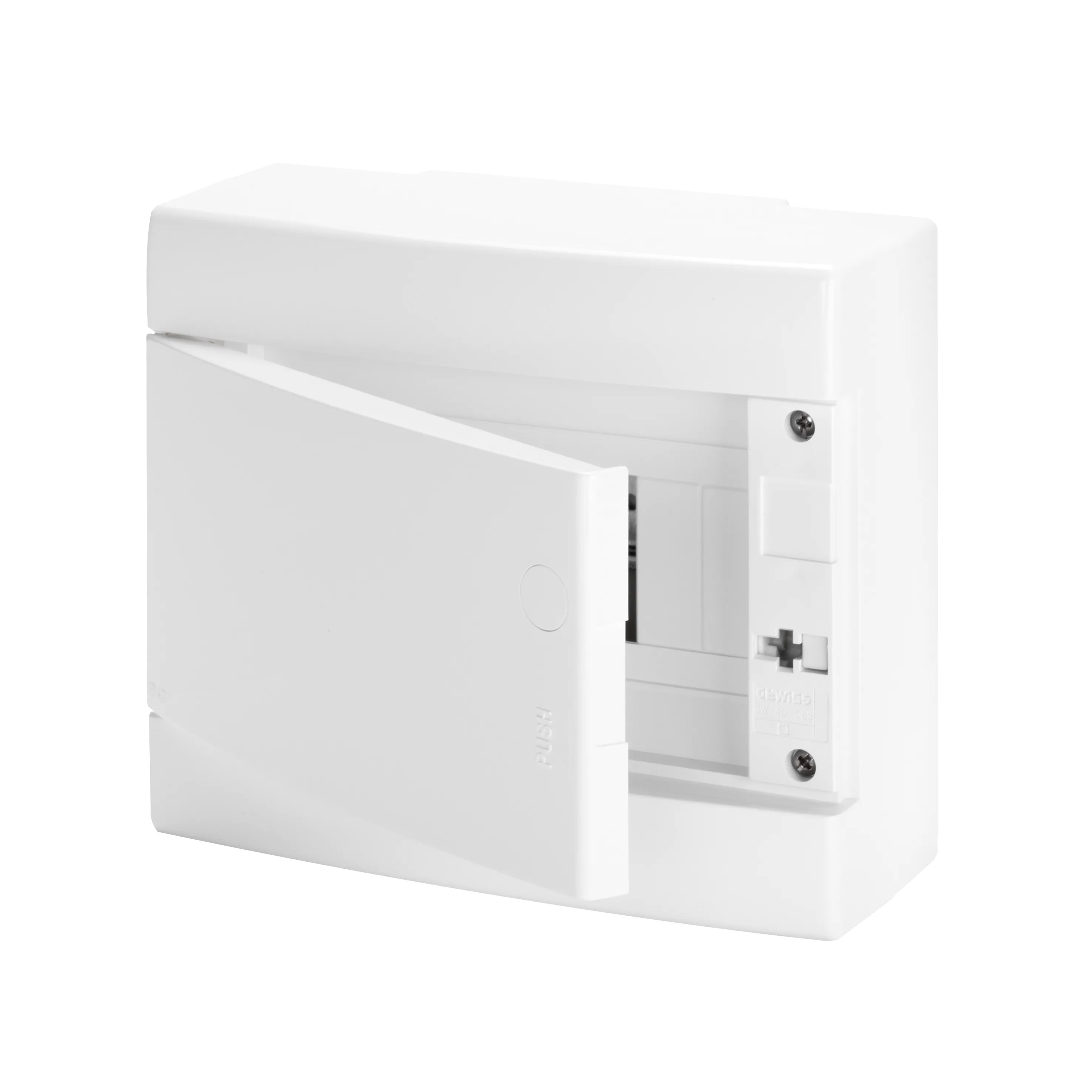 Tablou de distributie montaj aparent - pre-aranjat pentru bloc terminal - usa alb opac - 12 module ip40 gewiss gw40065
