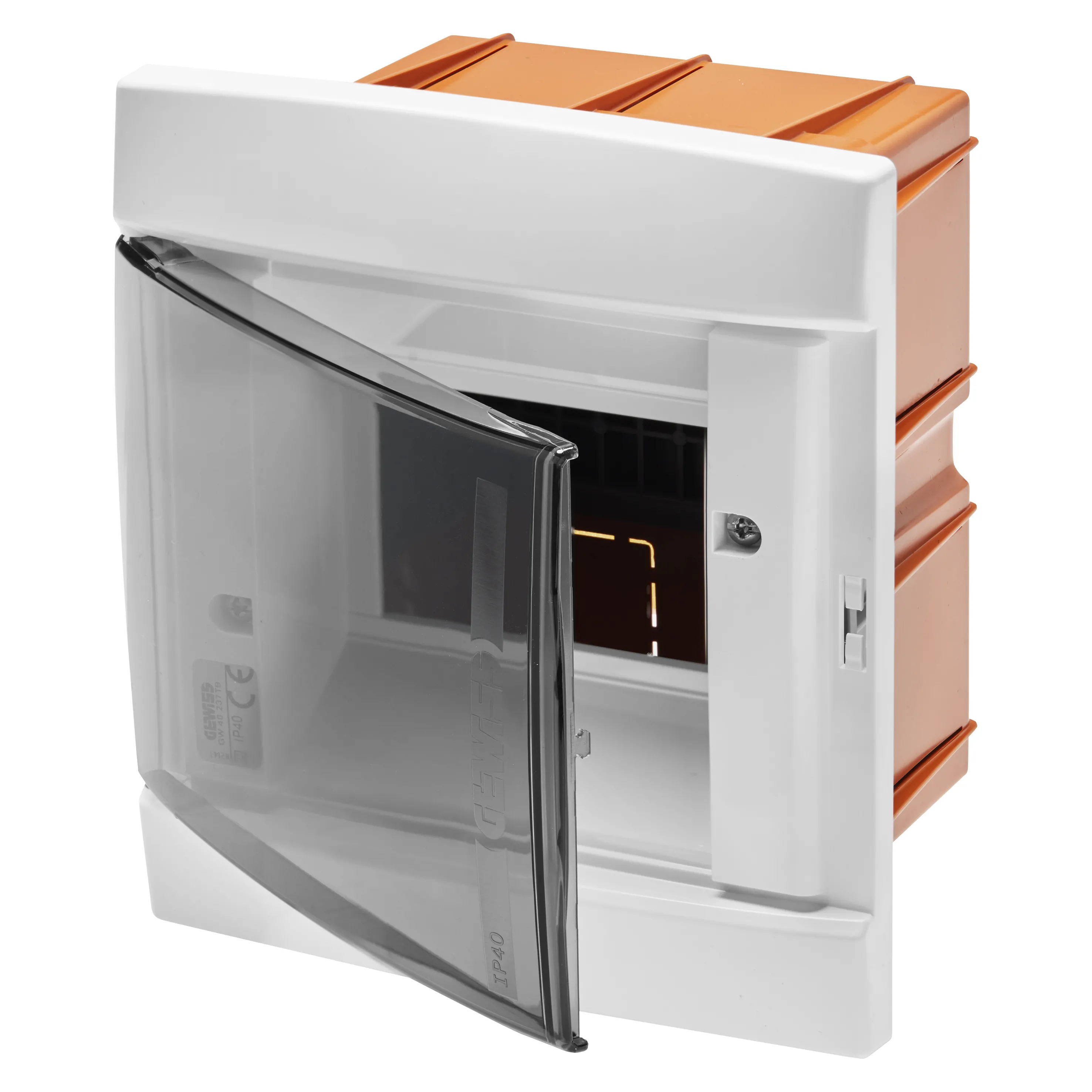 Carcasa Tablou Decorativa - Cu Montaj Incastrat - Pre-Aranjata Pentru Regletele De Borne Ale Carcasei - 148X165X23 - Alb - 4+1/2 Module Gewiss GW40237TB