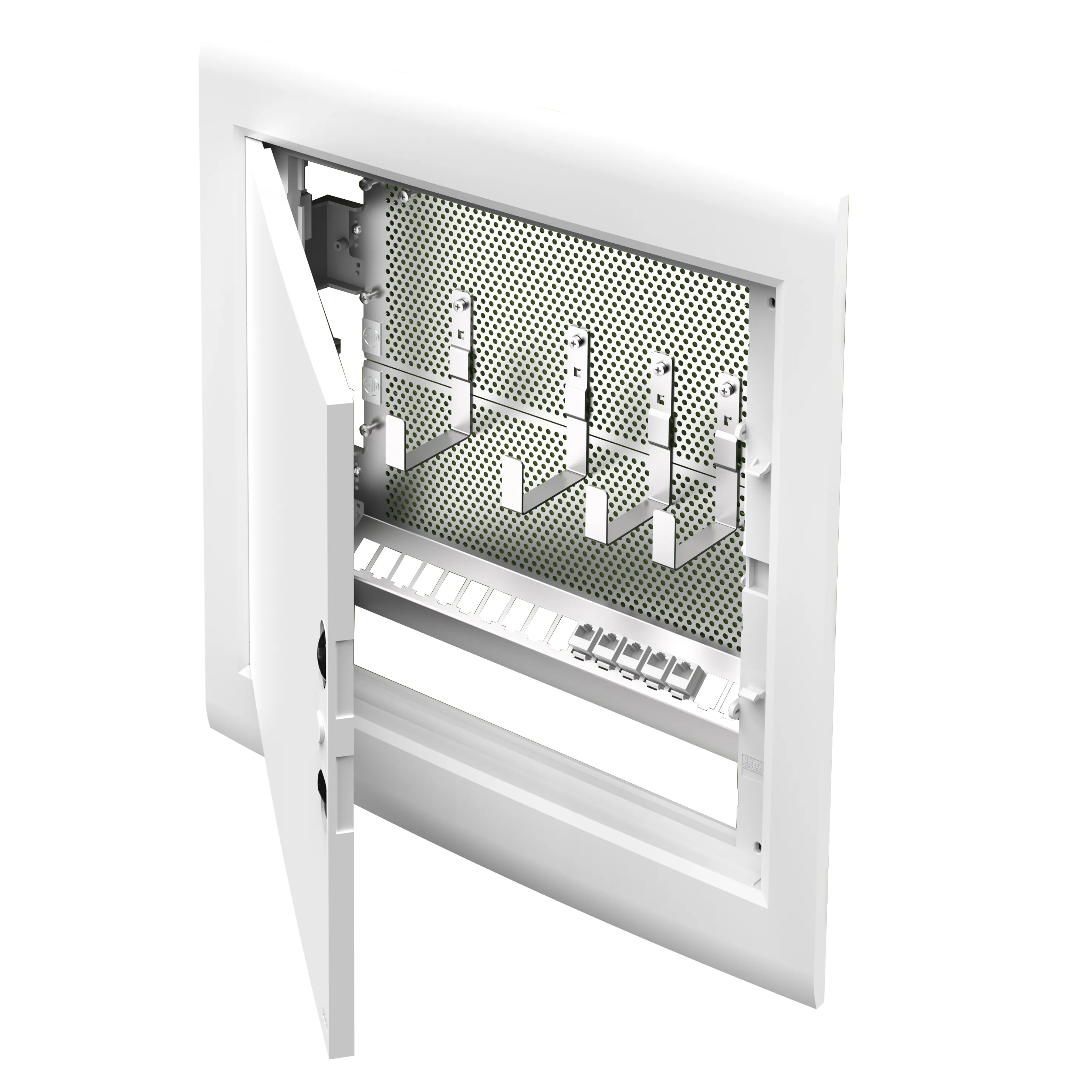 Capac frontal Multimedia cadru interior și accesorii 36 module DIN Compacta Gewiss GW40390C