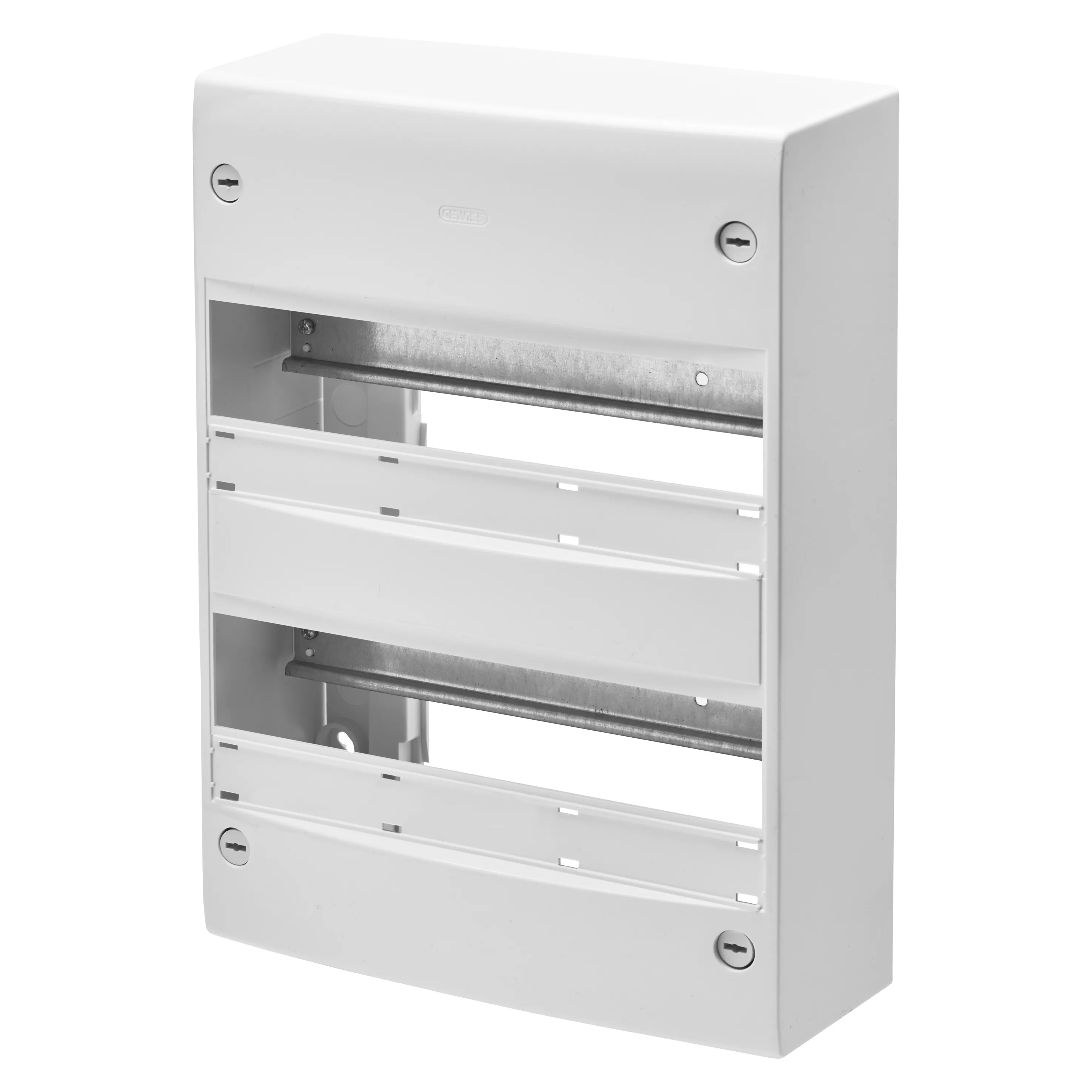 Carcasa Standard Franceza - Montare Pe Suprafata - Fara Usa - Cu Regleta De Borne - 26 Module (13X2) - IP30 Ral9016 Gewiss GW40502