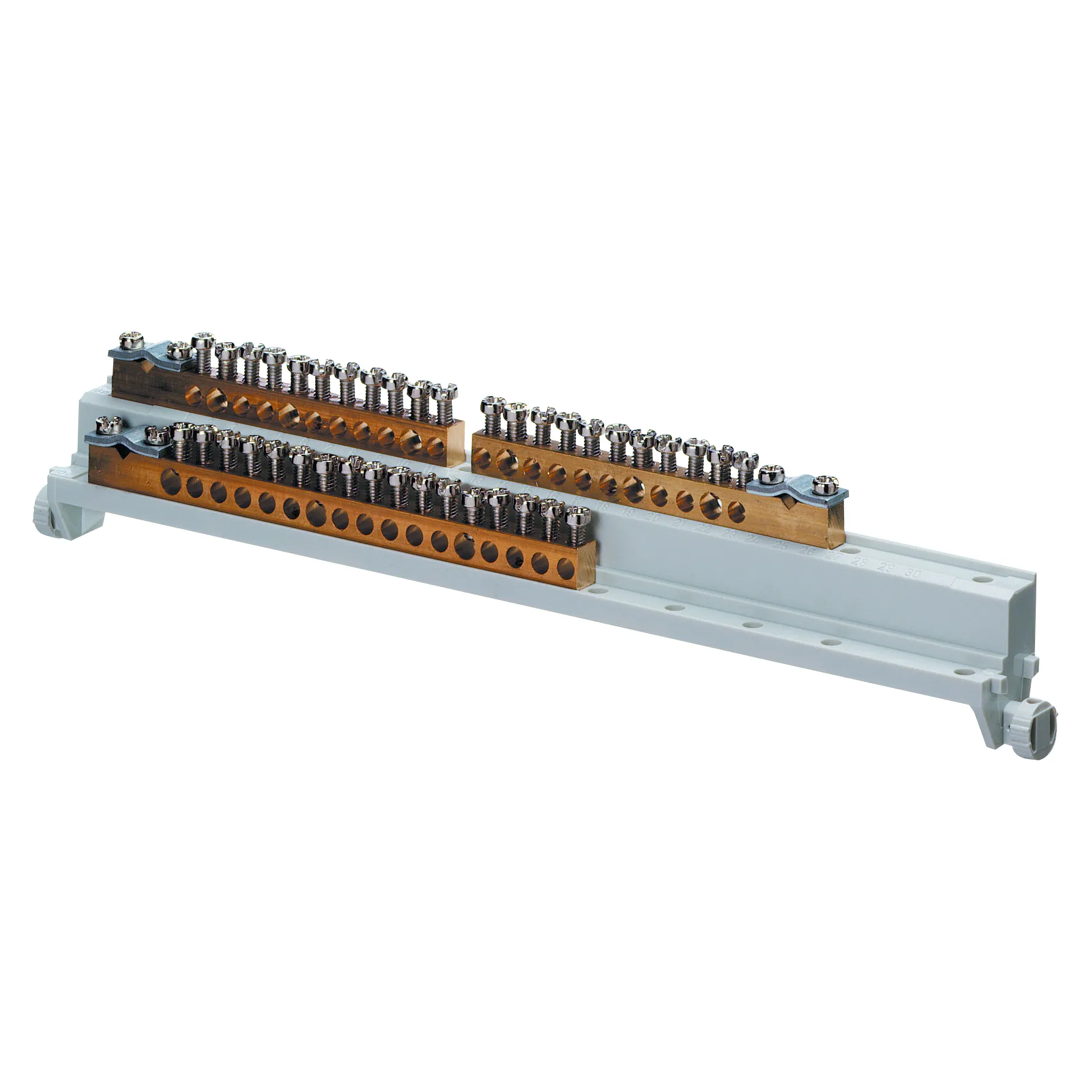 Regleta de borne cu suport pentru carcase - 24 module gewiss gw40452