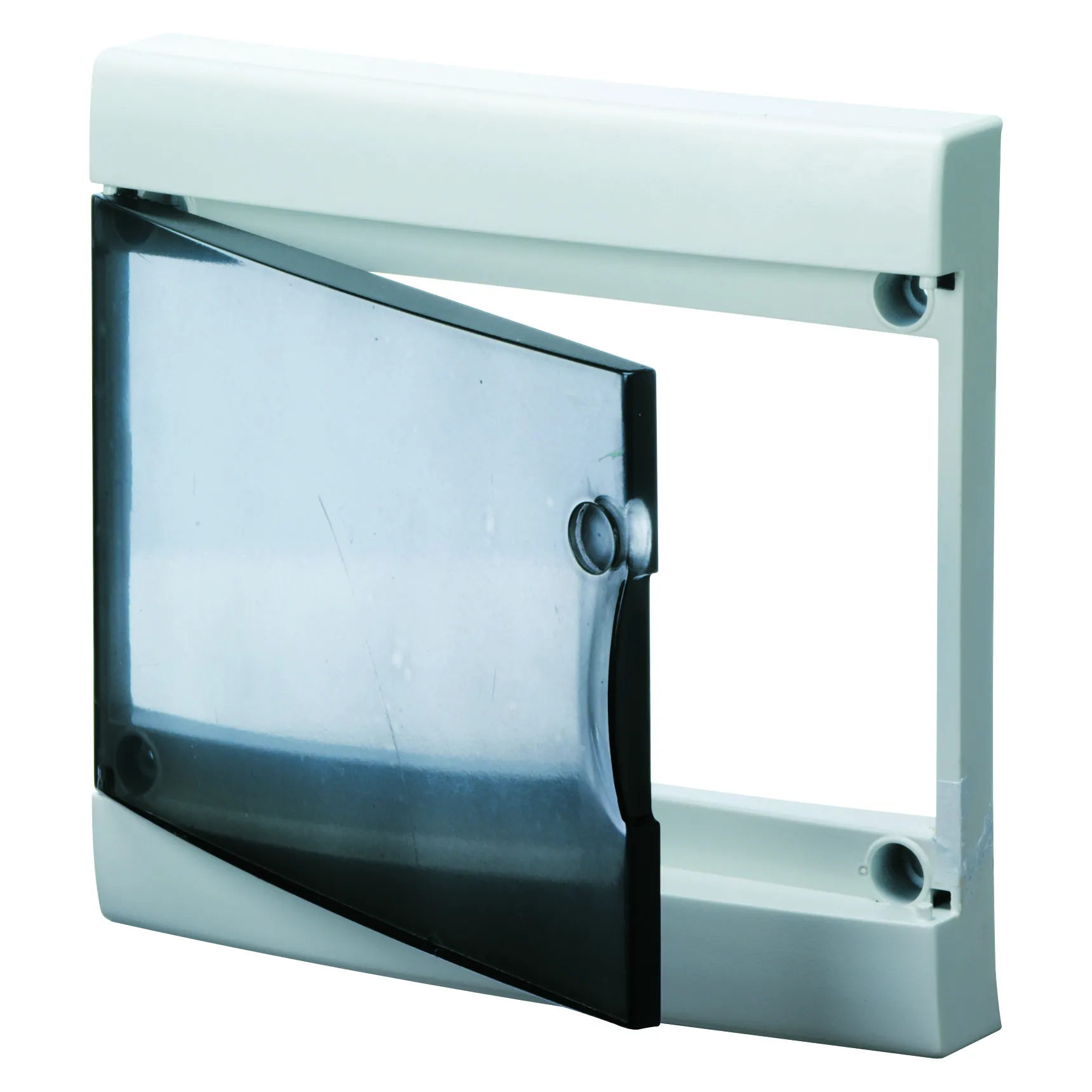 Usa transparenta fumurie cu cadru pentru finisarea carcaselor modulare standard franceze fara usa - ip40 - 52 module gewiss gw40539