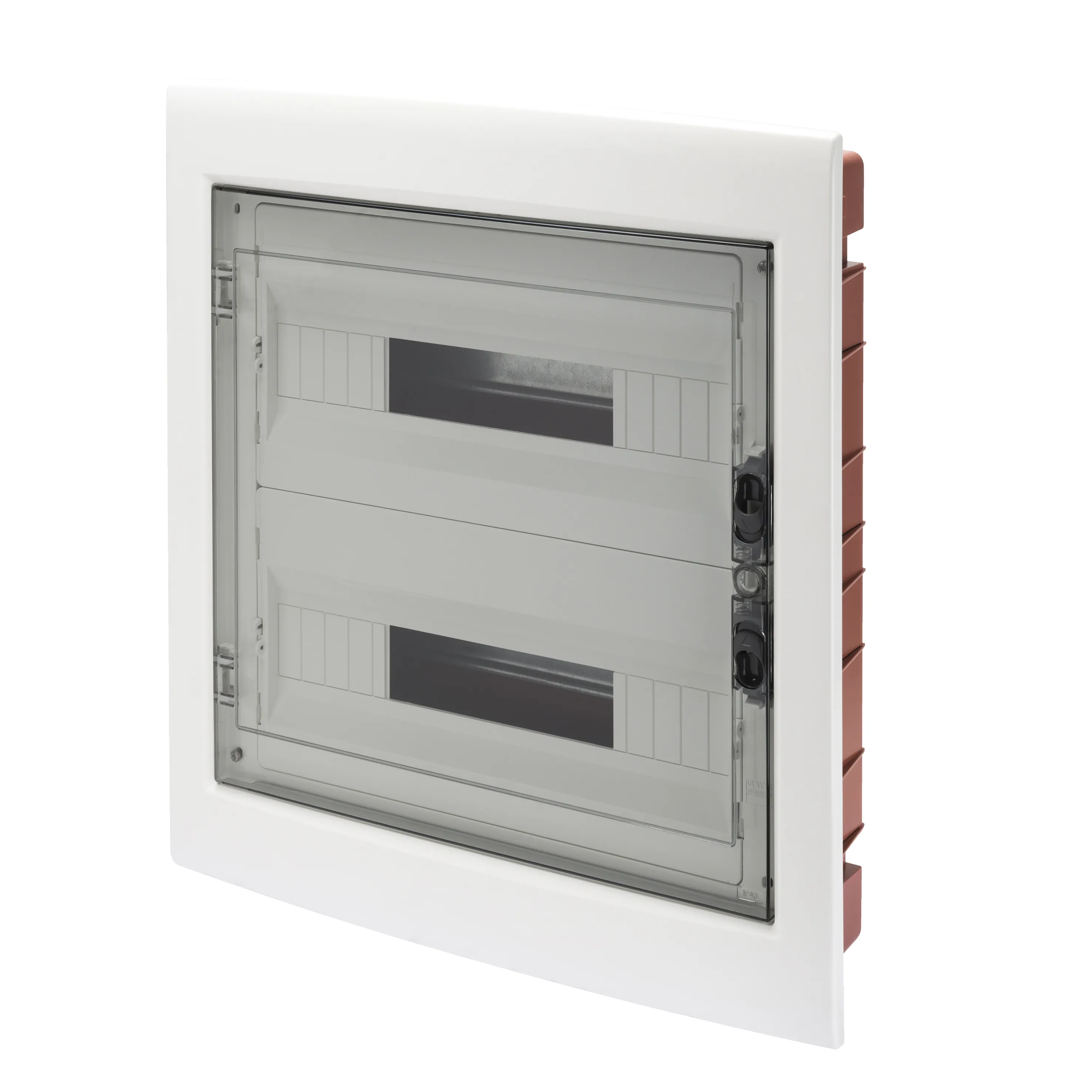 Tablou de distributie montaj Incastrat cu Usa Transparenta Fumurie - (18X2) 36 Module IP40 Gewiss GW40609