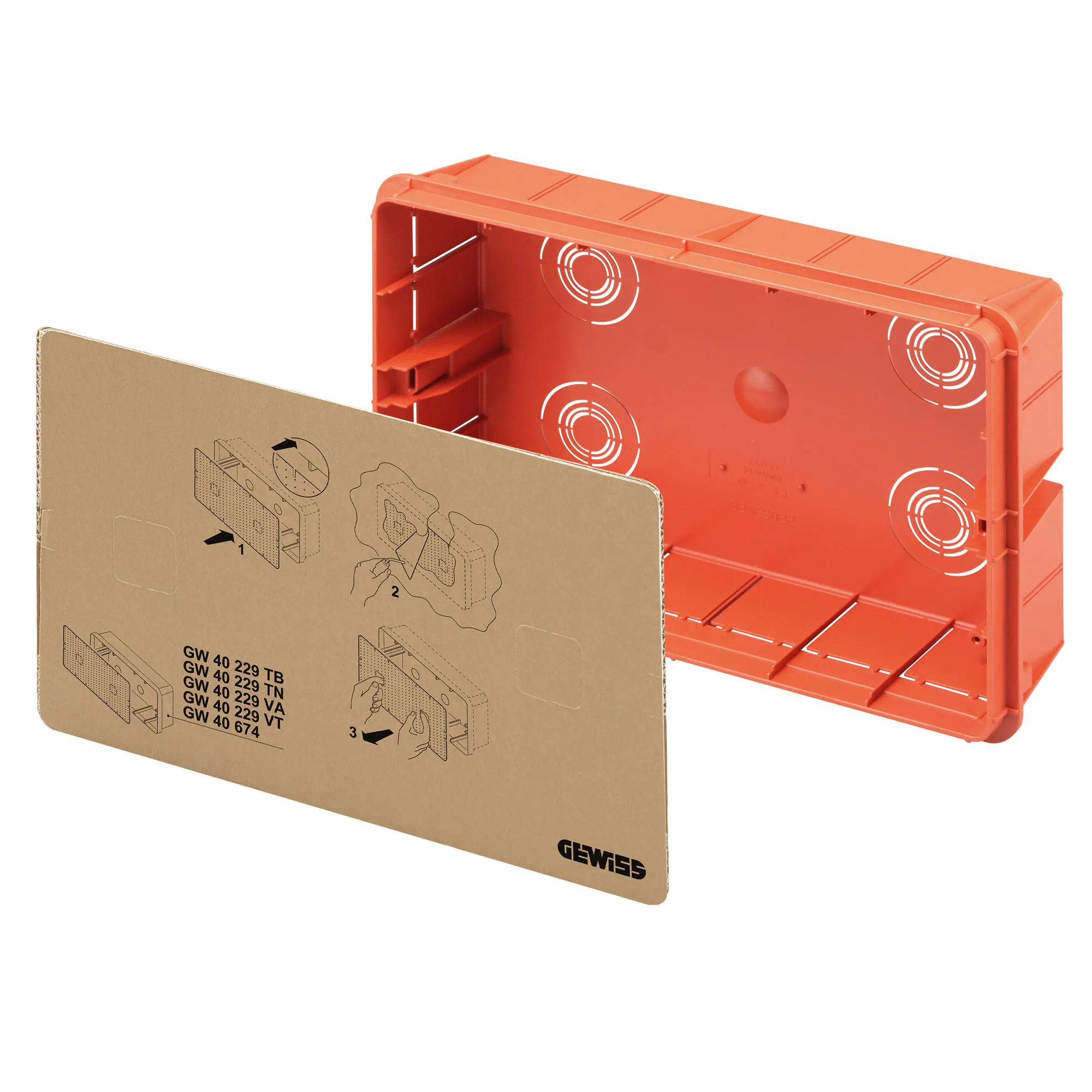 Cutie de rezerva - carcasa decorativa 8 module gewiss gw40673
