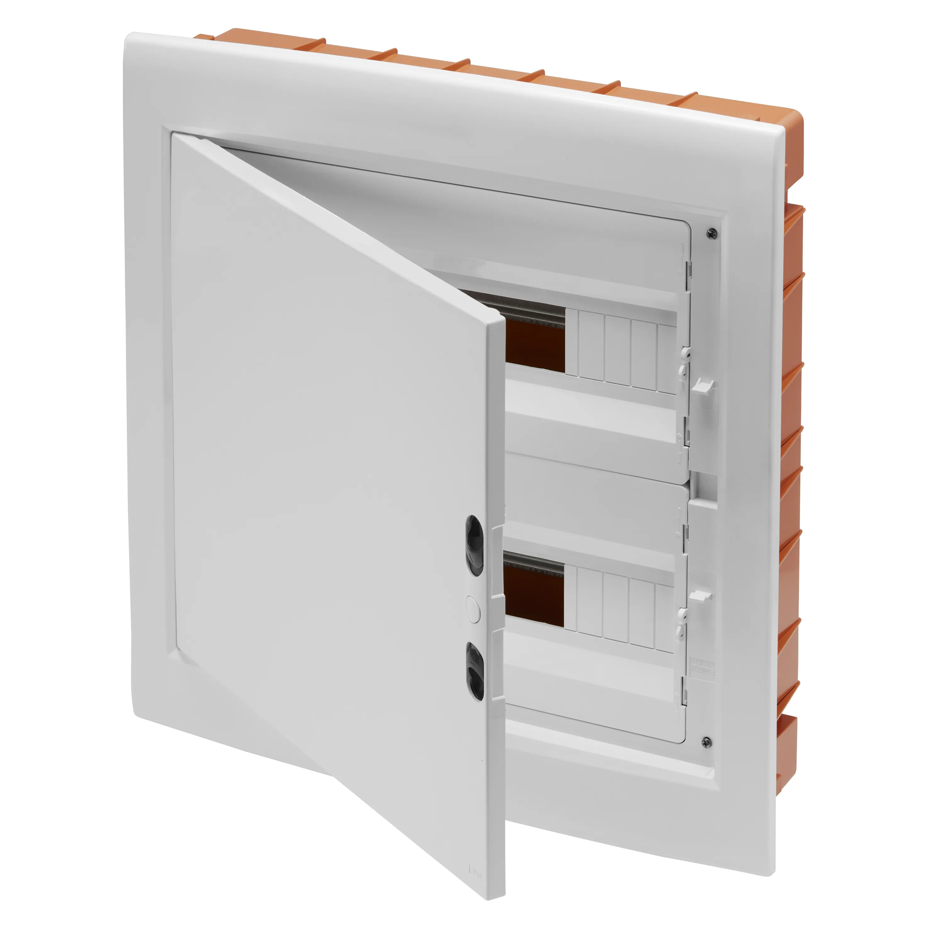 Tablou De Distributie - Panou Cu Fereastra Si Cadru Extractibil - Usa Alb Opac - Bloc De Borne N (3X16)+(17X10) E (3X16)+(17X10) - 36 Module (18X2) IP40 Gewiss GW40889BS
