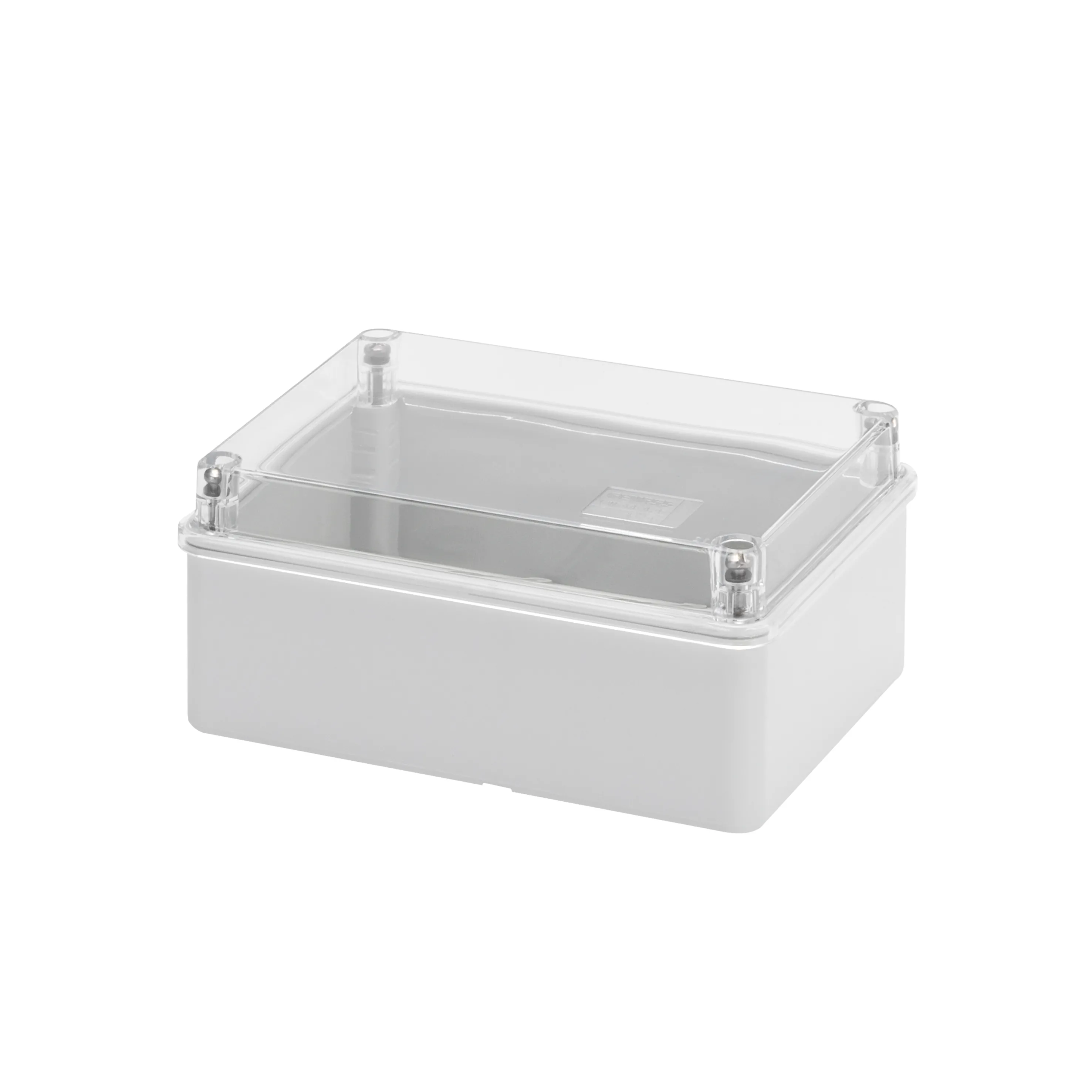 Cutie Pentru Jonctiuni Si Pentru EchIPamente Electrice Si Electronice Cu Capac Simplu Transparent IP56 Dimensiuni Interne 150X110 X70 Cu Pereti Netezi Gewiss GW44426