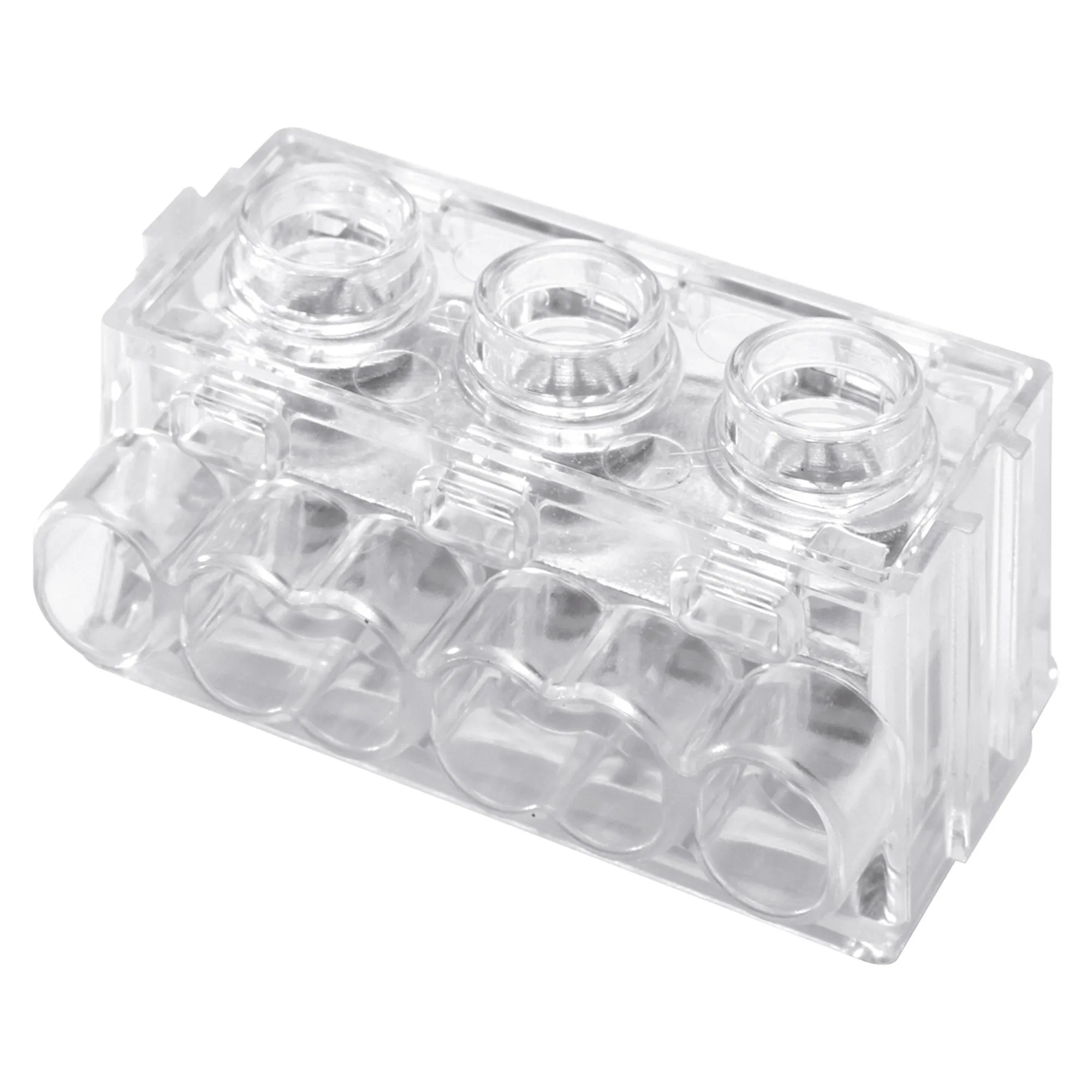 Reglete de borne cu strangere pe placa 6x6mmq 450v transparent gewiss gw44706