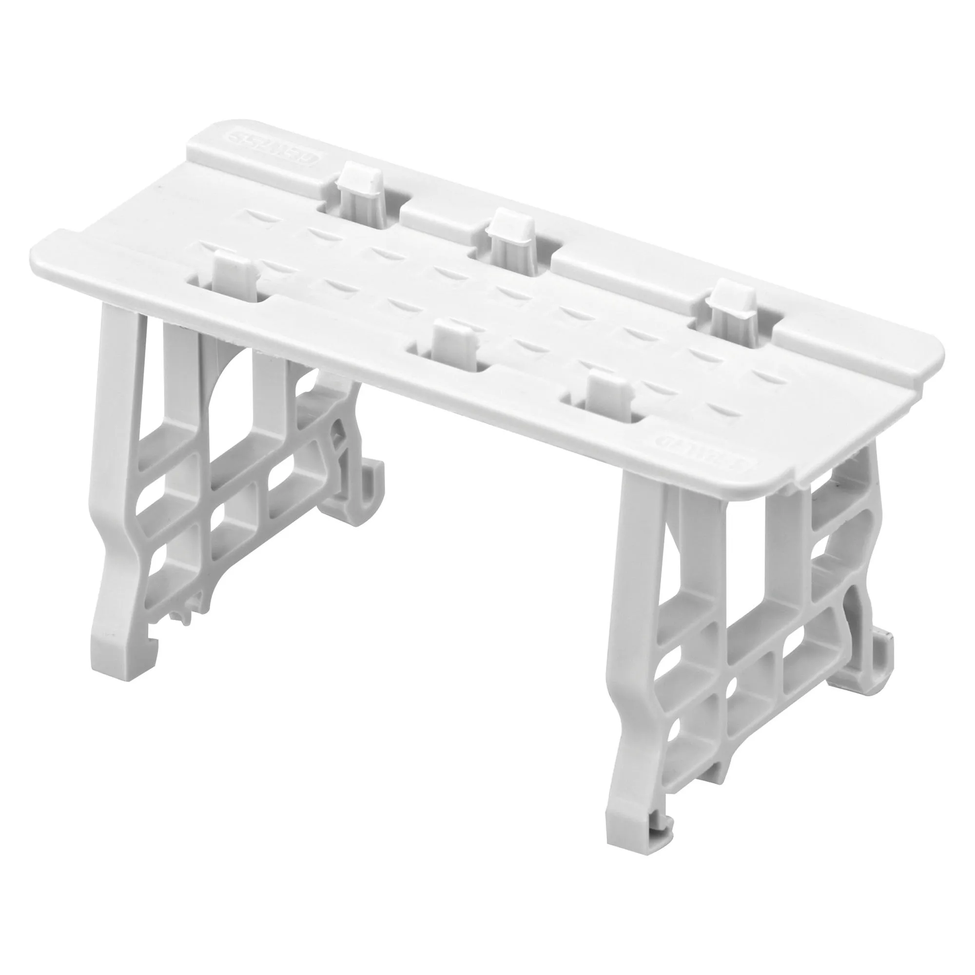 Suport pentru fixarea regletelor de borne cu strangerea placii pe sina din gewiss gw44720