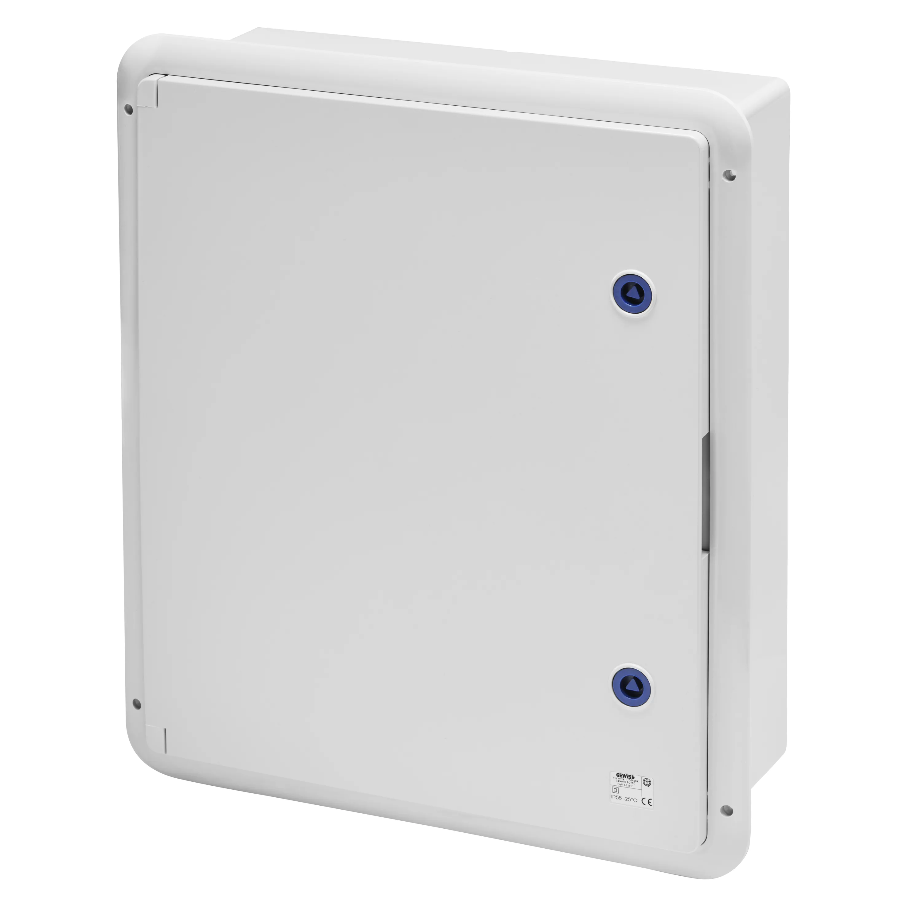 Placa Etansa Cu Usa Goala Prevazuta Cu Incuietoare  Gwplast 120 396X474X160 IP55 Gri Ral 7035 Gewiss GW44811