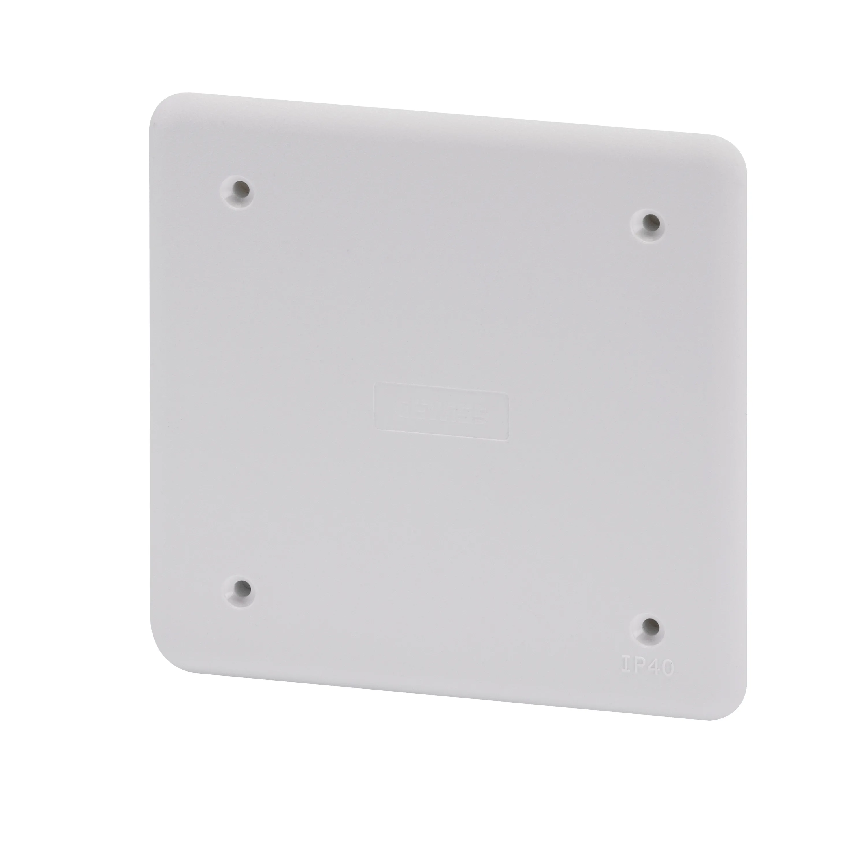 Capac simplu rezistent la socuri de inalta rezistenta pentru cutiile de perete verzi pt/pt din si pt din 92x92 ip40 alb ral9016 gewiss gw48013