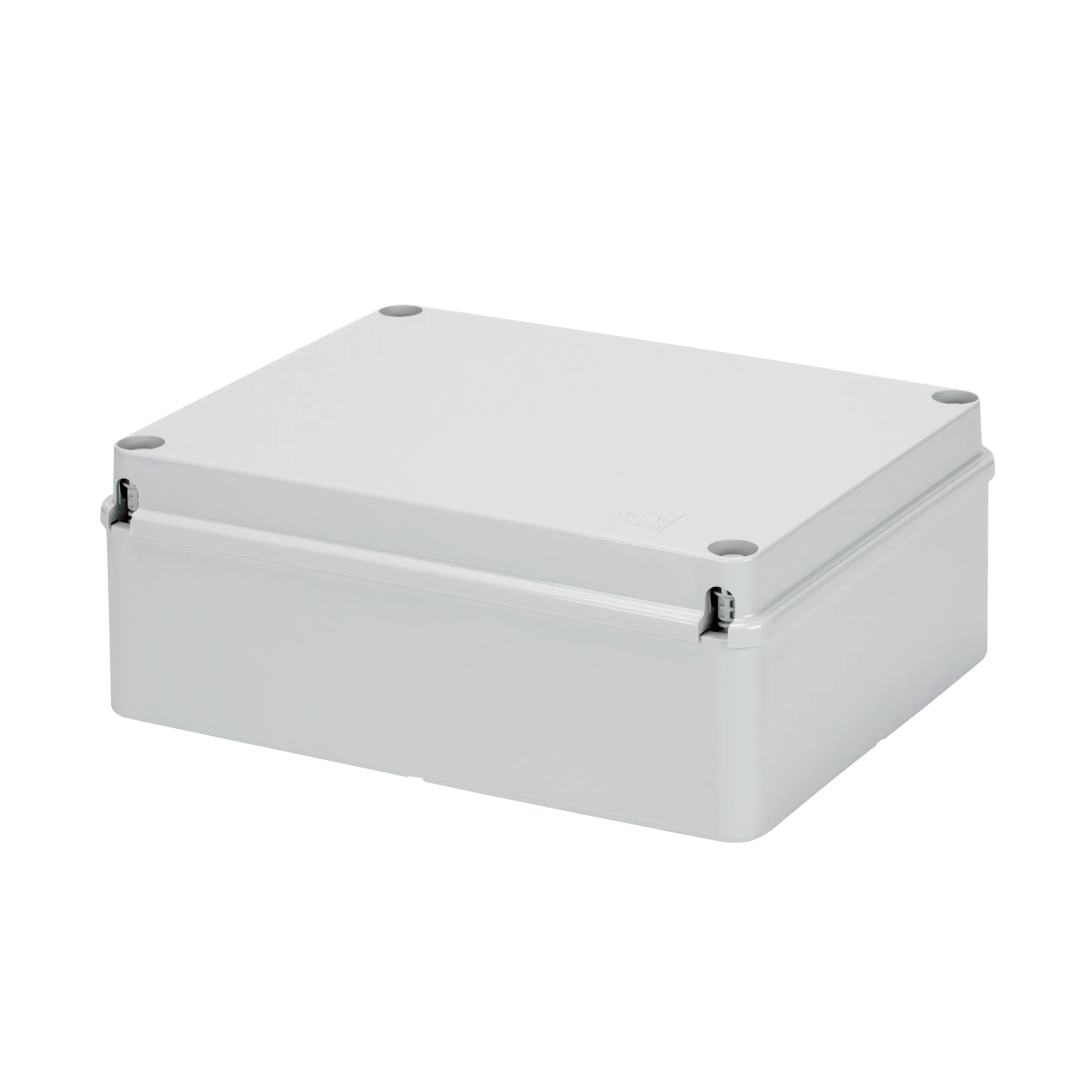 Cutie De Jonctiune Doza Cu Capac Simplu Insurubat IP56 Dimensiuni Interne 300X220X120 Pereti Netezi Gwt 960ºc Gri Ral 7035 Gewiss GW44279