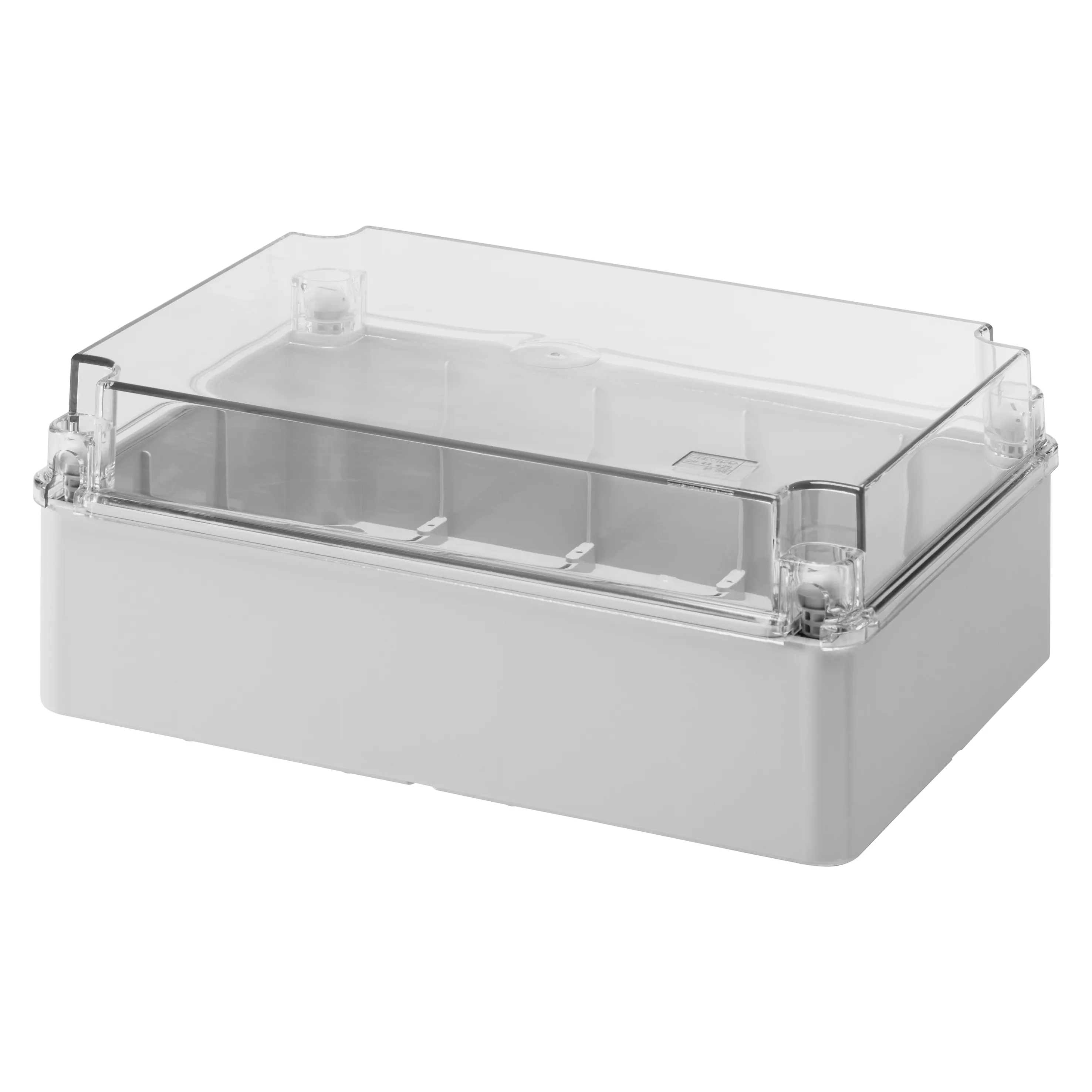 Cutie Pentru Jonctiuni Si Pentru EchIPamente Electrice Si Electronice Cu Capac Simplu Transparent IP56 Dimensiuni Interne 300X220X120 Cu Pereti Netezi Gewiss GW44429