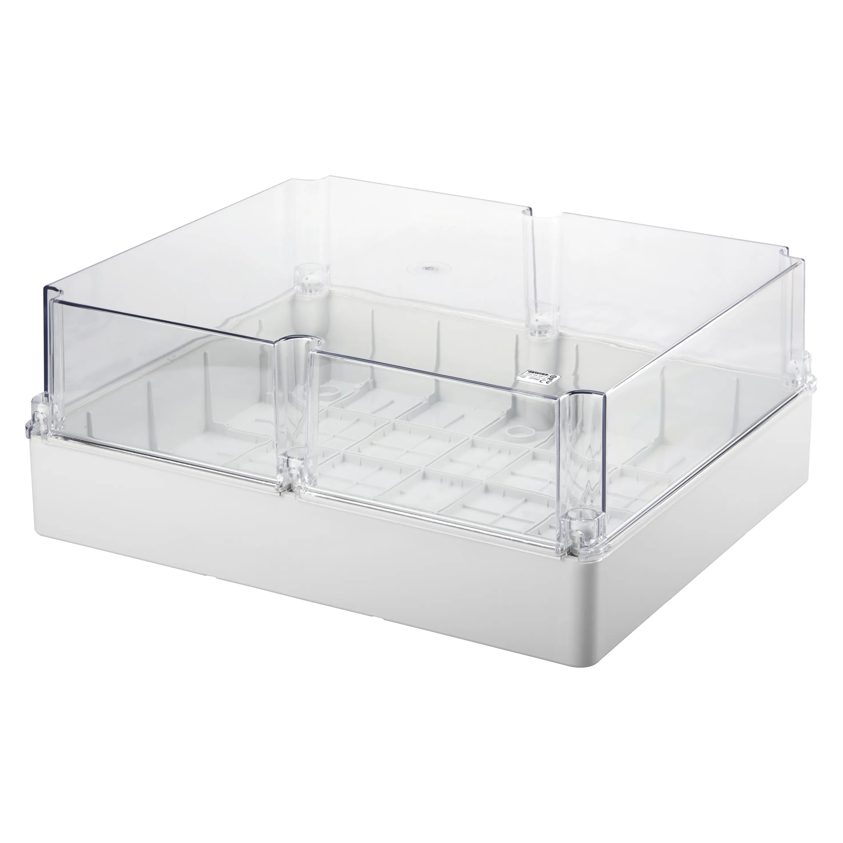 Cutie Pentru Jonctiuni Si Pentru EchIPamente Electrice Si Electronice Cu Capac Transparent Adanc IP56 Dimensiuni Interne 460X380X180 Cu Pereti Netezi Gewiss GW44441