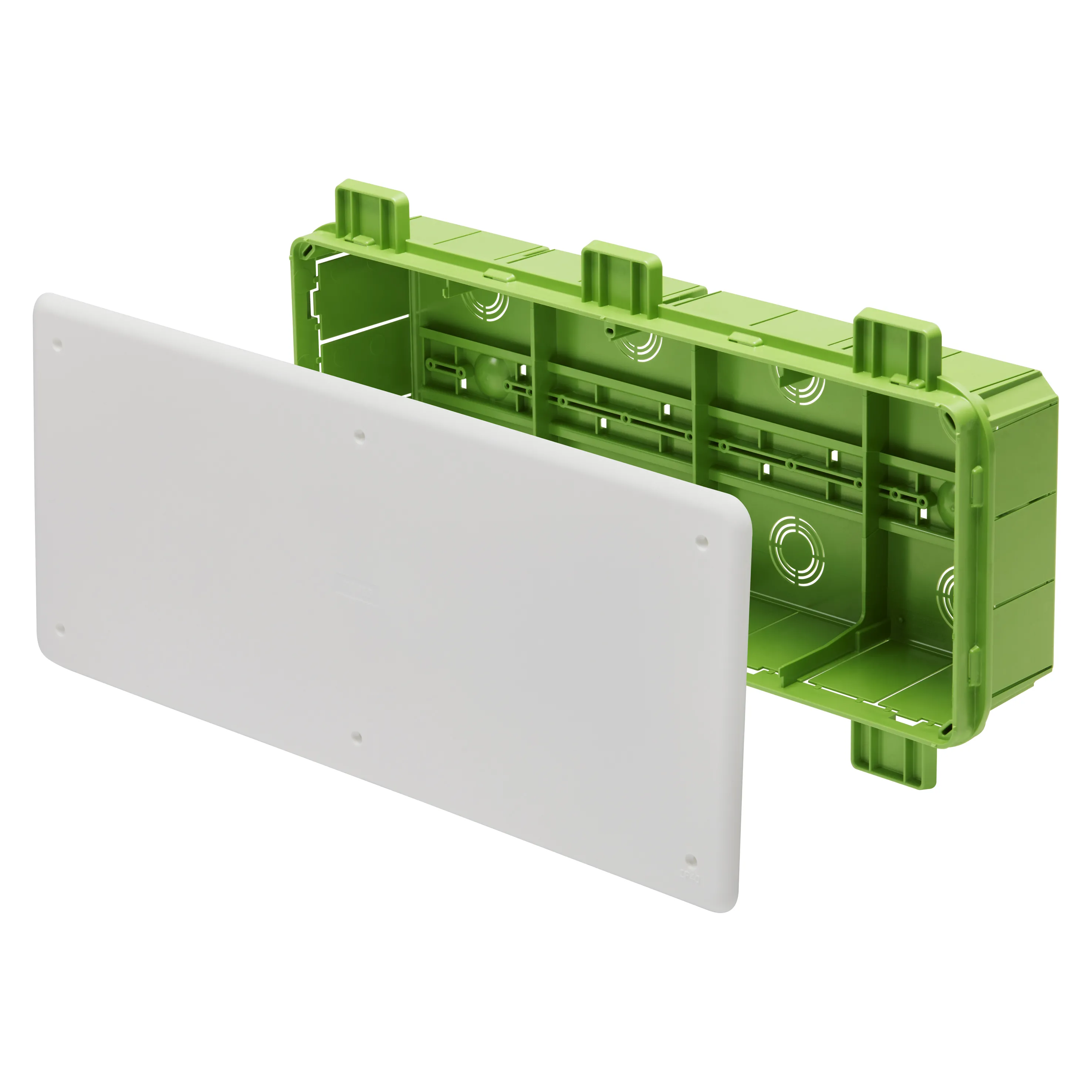 Cutie de jonctiune doza si racord pentru plasteboard si pereti mobili dimensiuni 392x152x75 gewiss gw48008pm