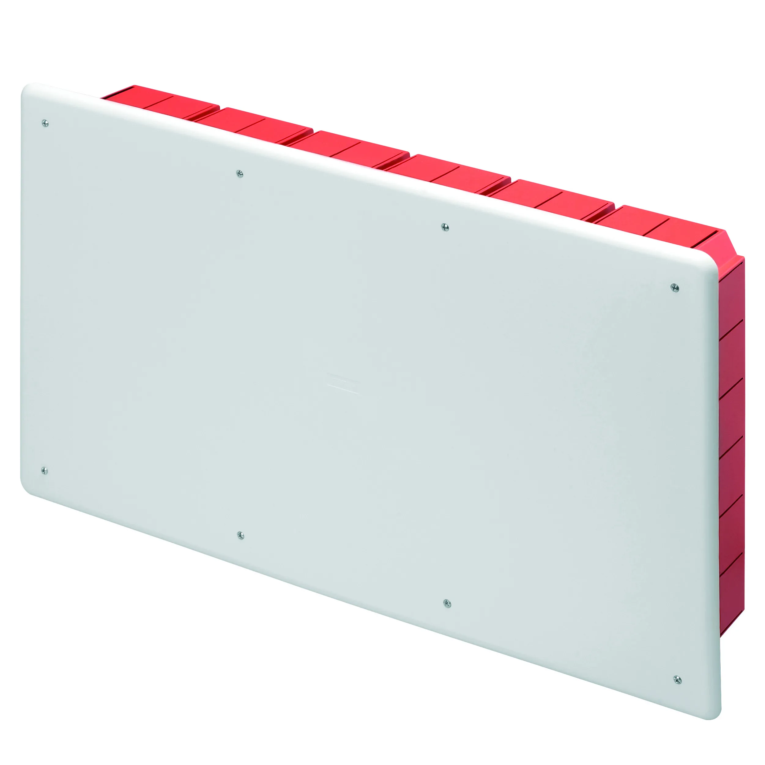 Cutie De Jonctiune Doza Si Conexiune Pentru Pereti Din Caramida Cu Sina Din Dimensiuni 516X294X90 Capac Alb Ral9016 Gewiss GW48011