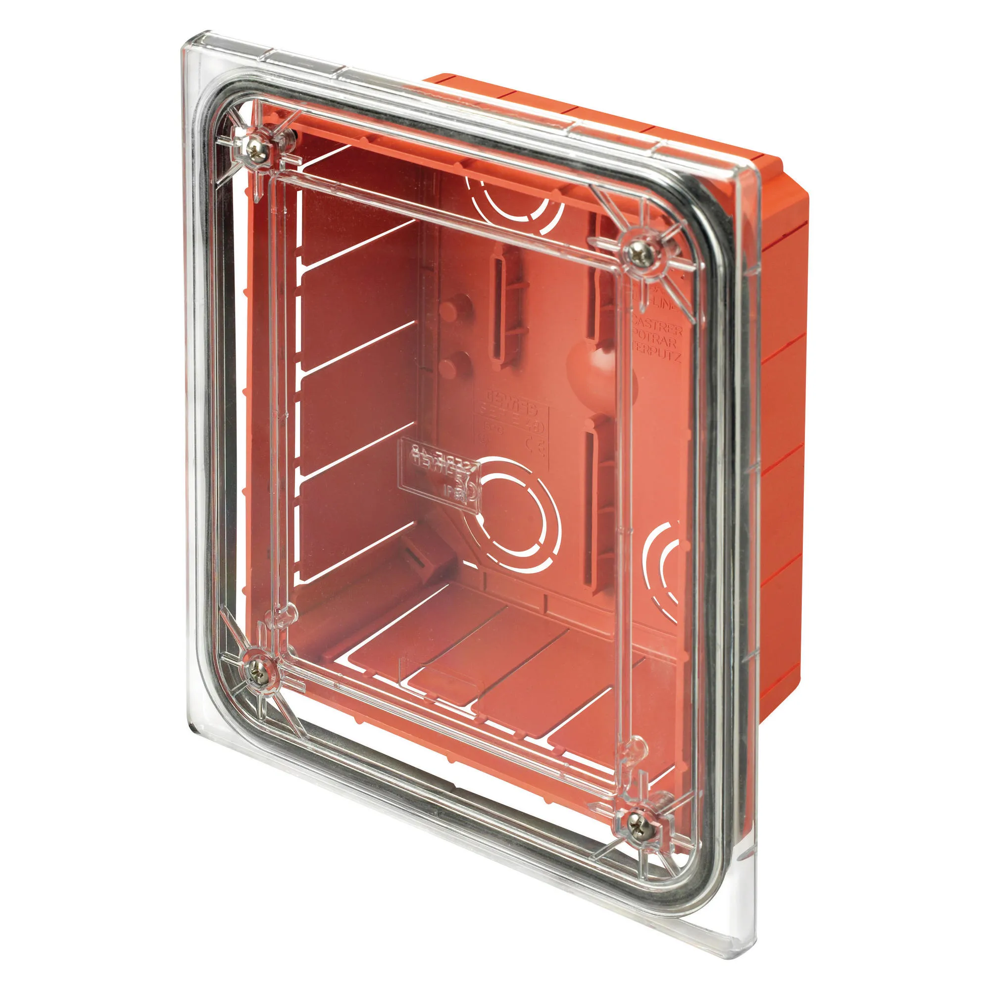 Cutie Modulara De Jonctiune Si Conexiune Montare La Nivel Etansa Dimensiuni 138X169X70 Cu Capac Transparent Rezistent La Socuri IP55 Gewiss GW48691