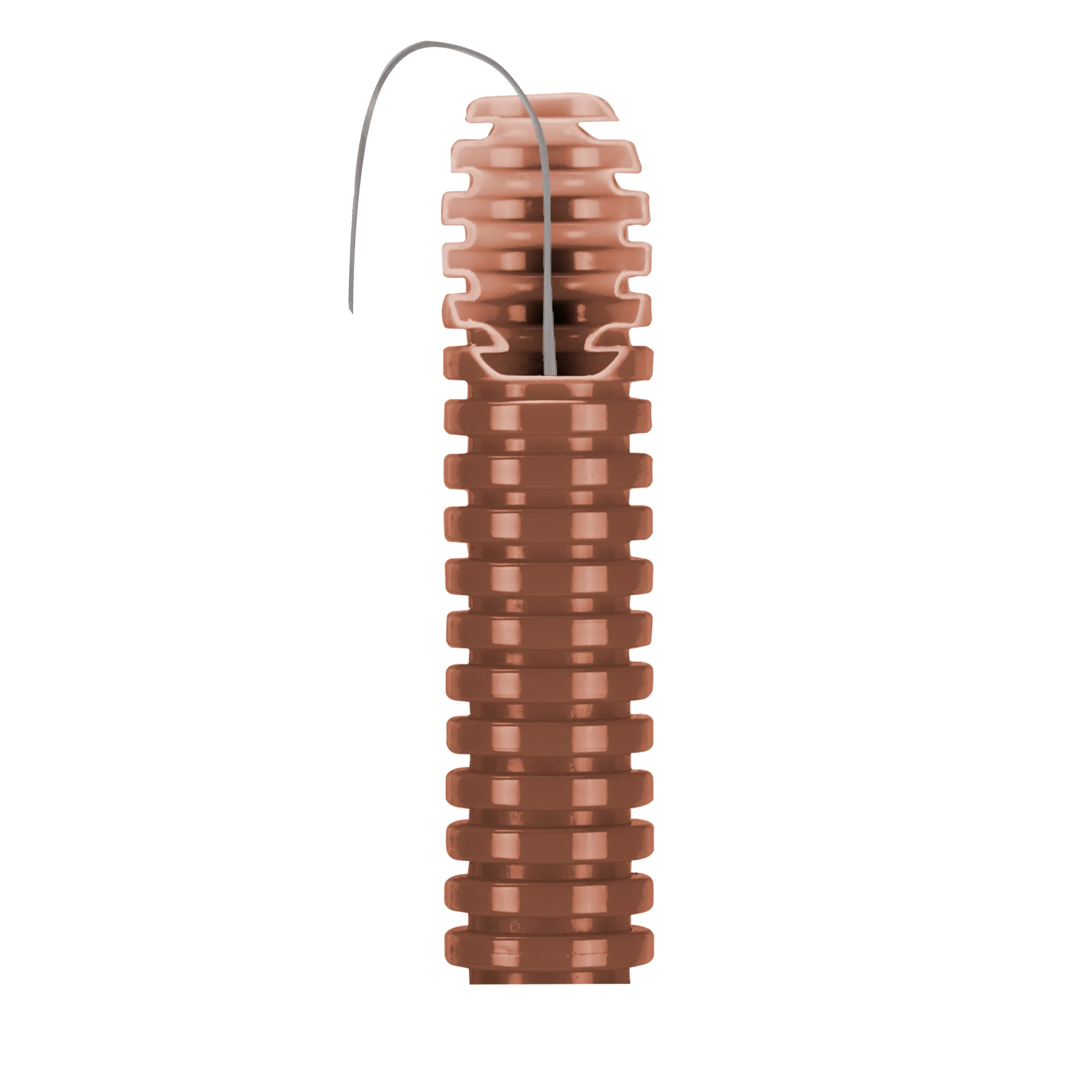 Tub Copex - Conducta Pliabila Medie Fk15 Ø 25 mm Cu Dispozitiv De Tragere A Cablului Maro Gewiss DX15725R
