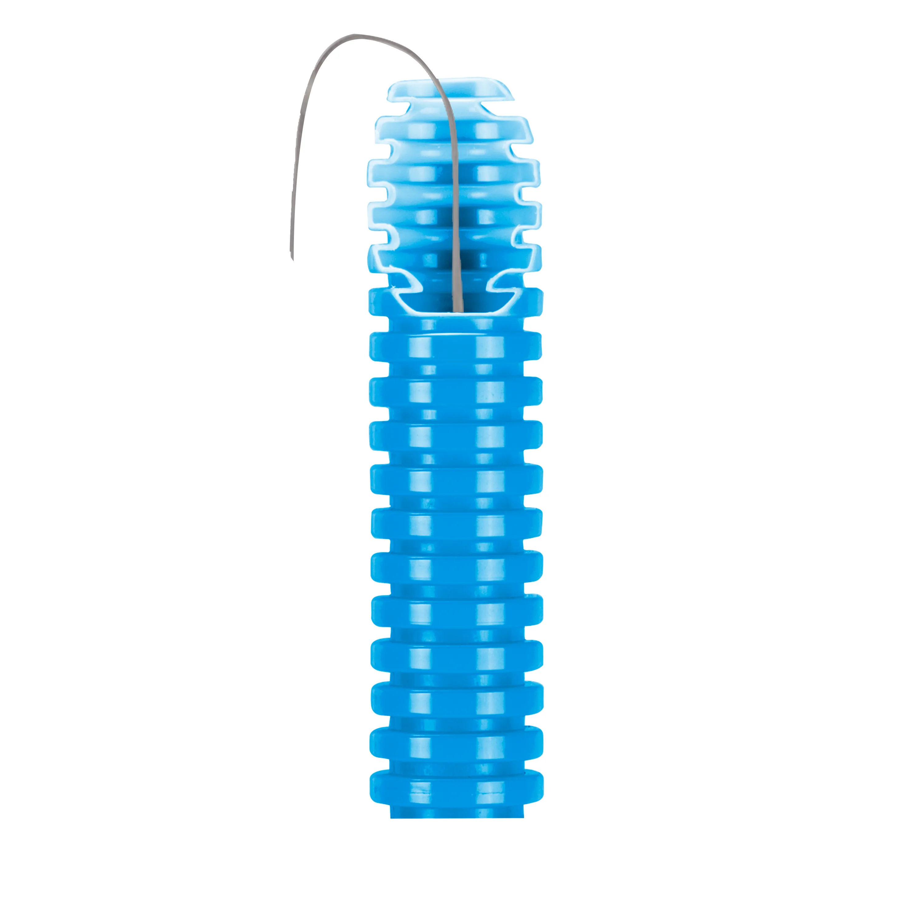 Tub Copex - Conducta Pliabila Medie Fk15 Ø 32 mm Cu Dispozitiv De Tragere A Cablului Albastru Deschis Gewiss DX15532R