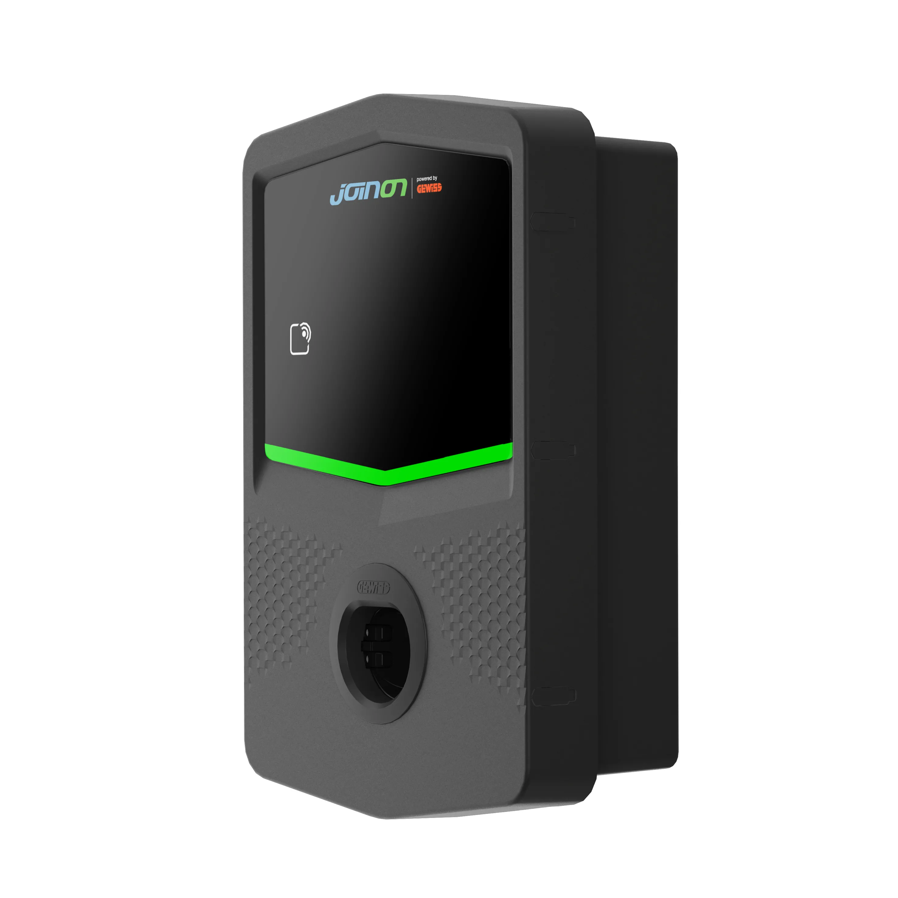 I-con evo wallbox pentru scenarii semi-publice sau companii priza t2s acces controlat conectabil in master/slave wifi + internet 22kw rfid dc leakage 
