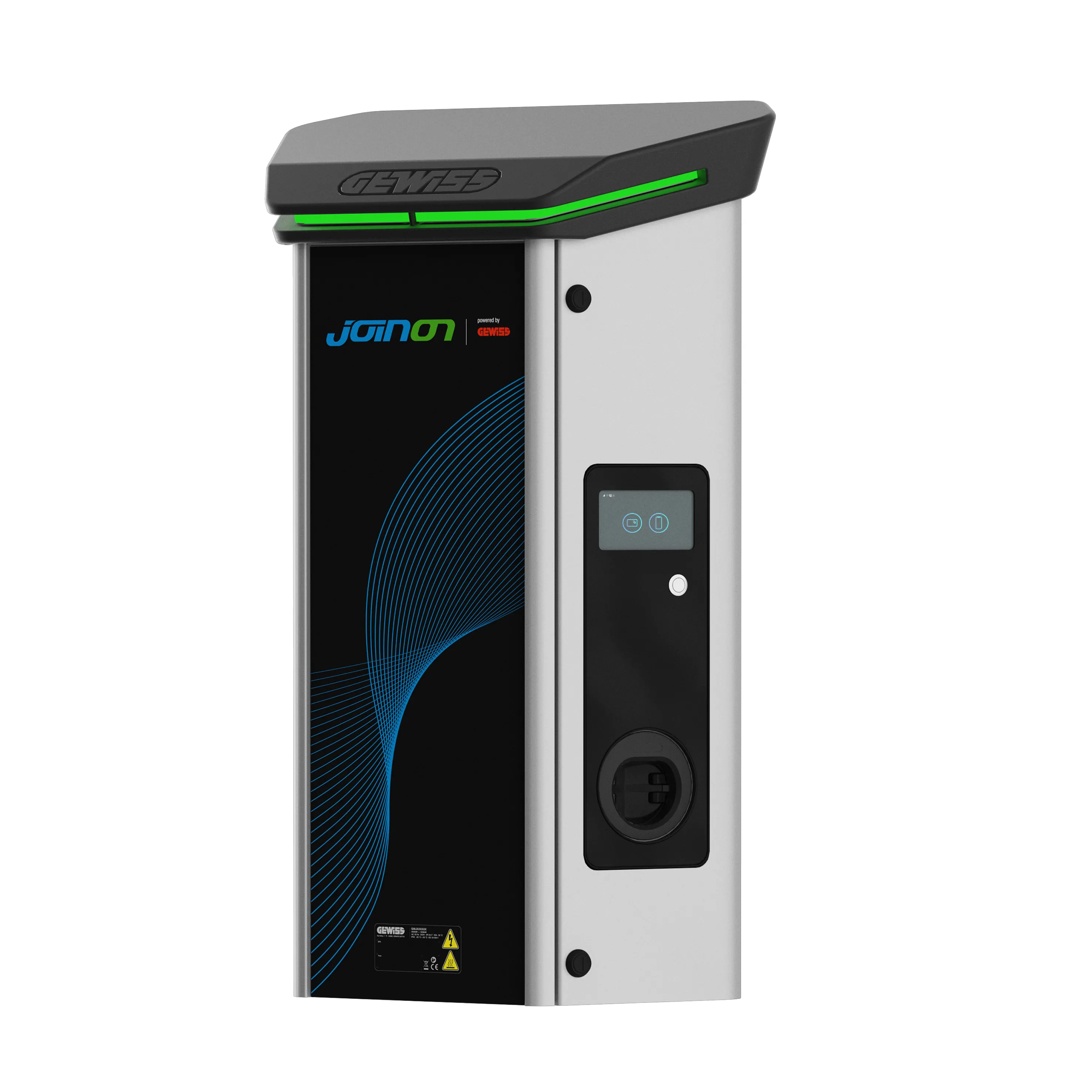 I-On Evo Wallbox Pentru Companii Sau Scenarii Semi-Publice Sau Publice Priza T2S Acces Controlat In Master/Slave Wifi + Internet 7.4Kw+7.4Kw Rfid Dc Leakage + Rcbo Gewiss GWJ2402T