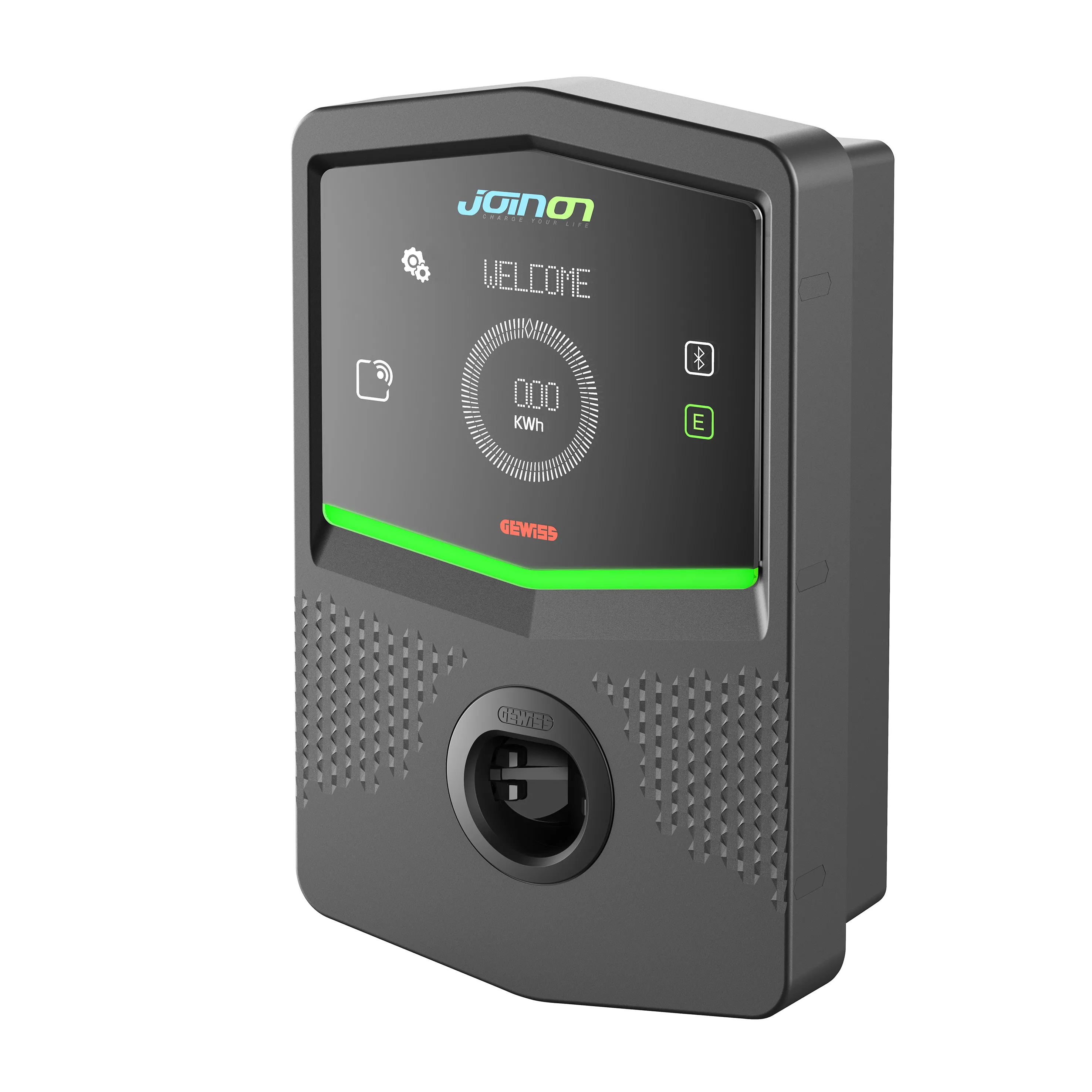 I-Con Premium Wall Box Statie De Incarcare Masini Electrice Cu Montare Pe Perete Software Cloud Ocpp 1.6 + App Internet Protectie Impotriva Vandalizarii De TIP 2 Cu Obturator 7.4 Kw IP55 Gewiss GWJ3202L
