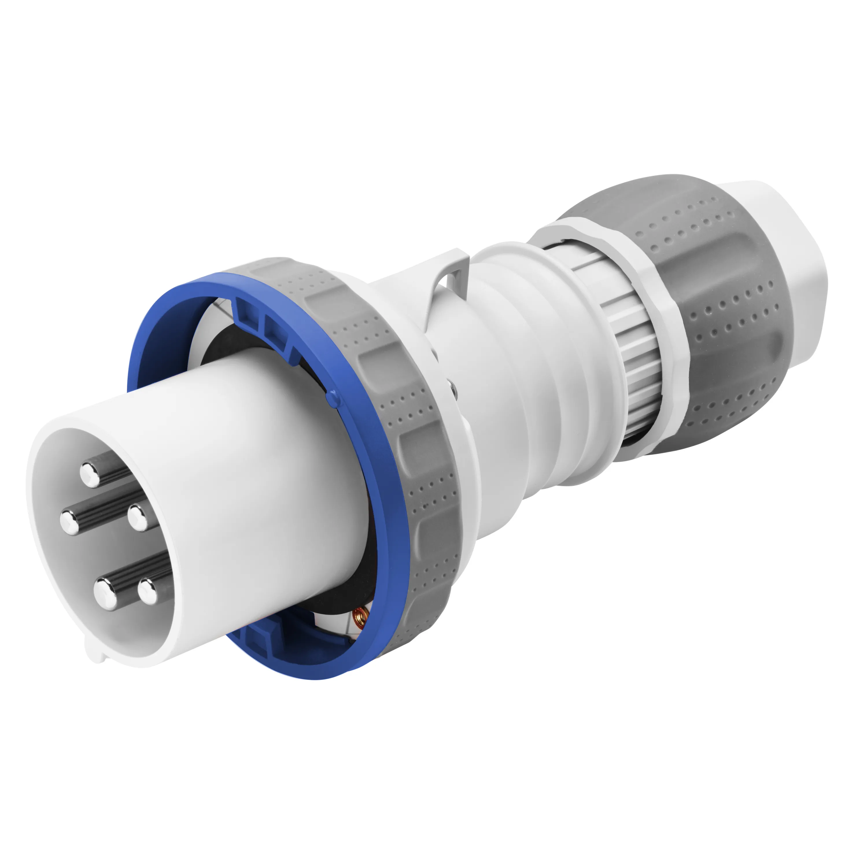 Fisa dreapta hp ip66/ip67/ip68/ip69 3p+e 125a 200-250v 50/60hz albastru 9h terminal manta gewiss gw60058h