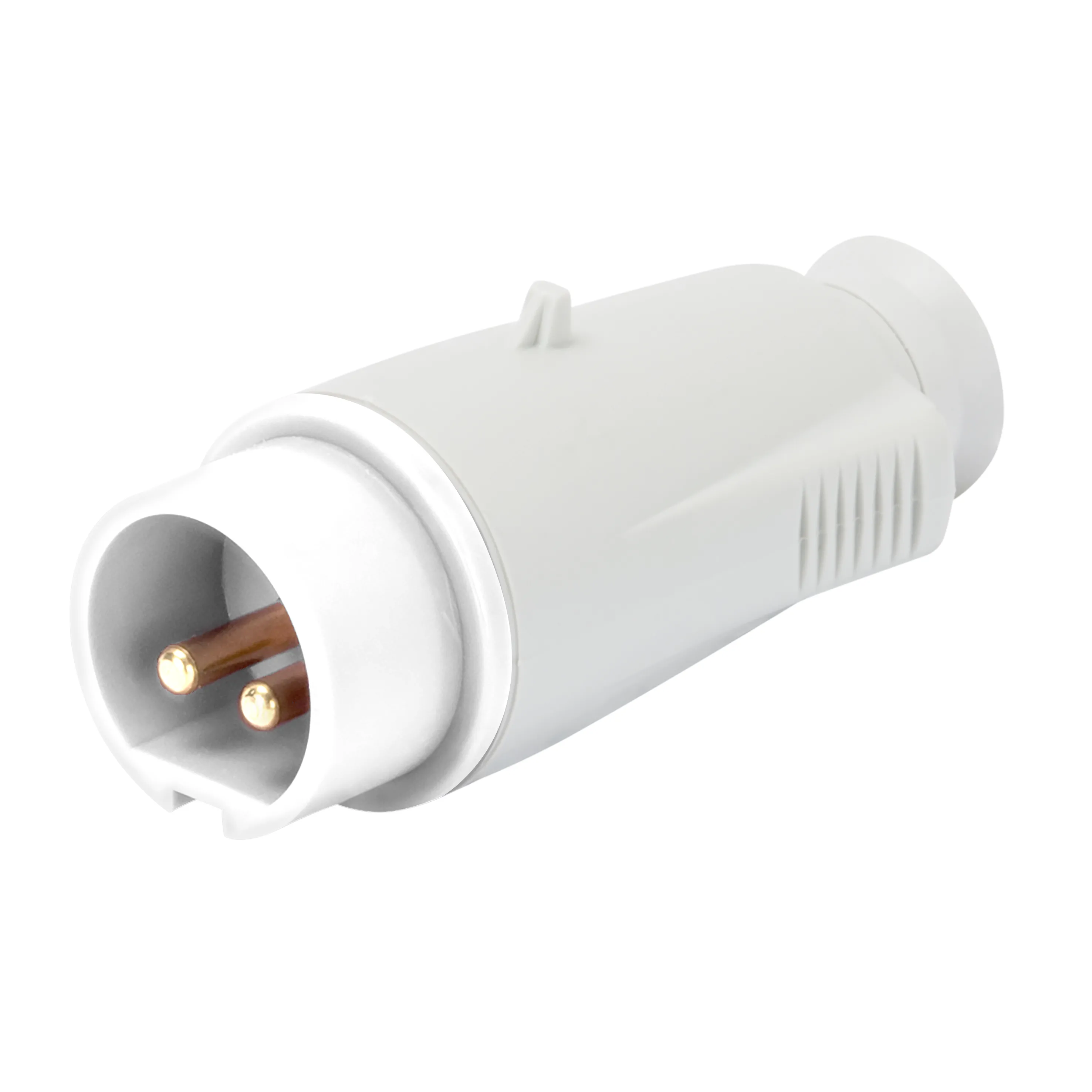 Fisa dreapta ip44 2p 32a 20-25 e 40-50v 50-60hz c.c. alb 10h cablaj cu surub gewiss gw60081