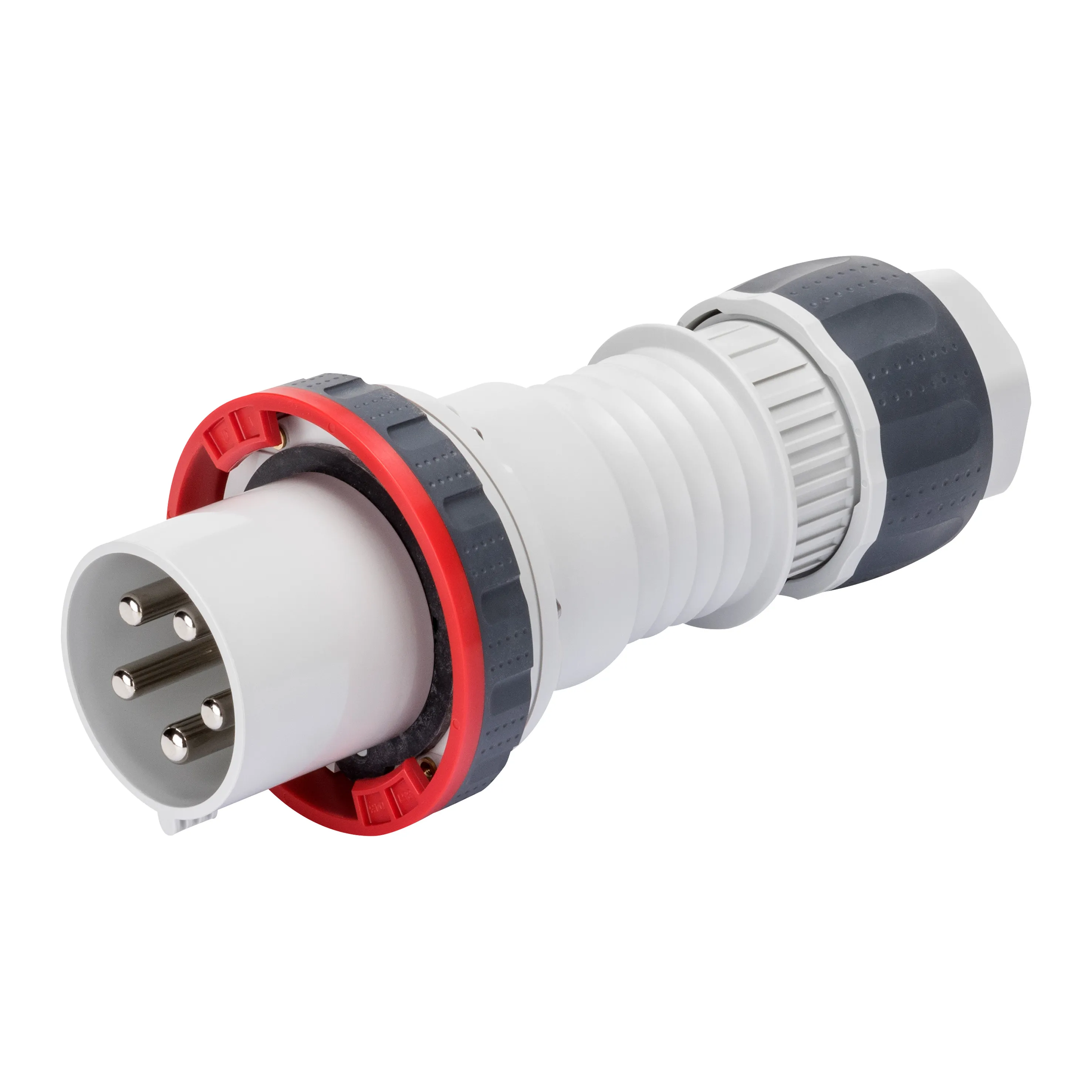 Fisa Dreapta HP IP66/IP67/IP68/IP69 2P+E 125A 380-415V 50/60Hz Rosu 9H Terminal Manta Gewiss GW60666H